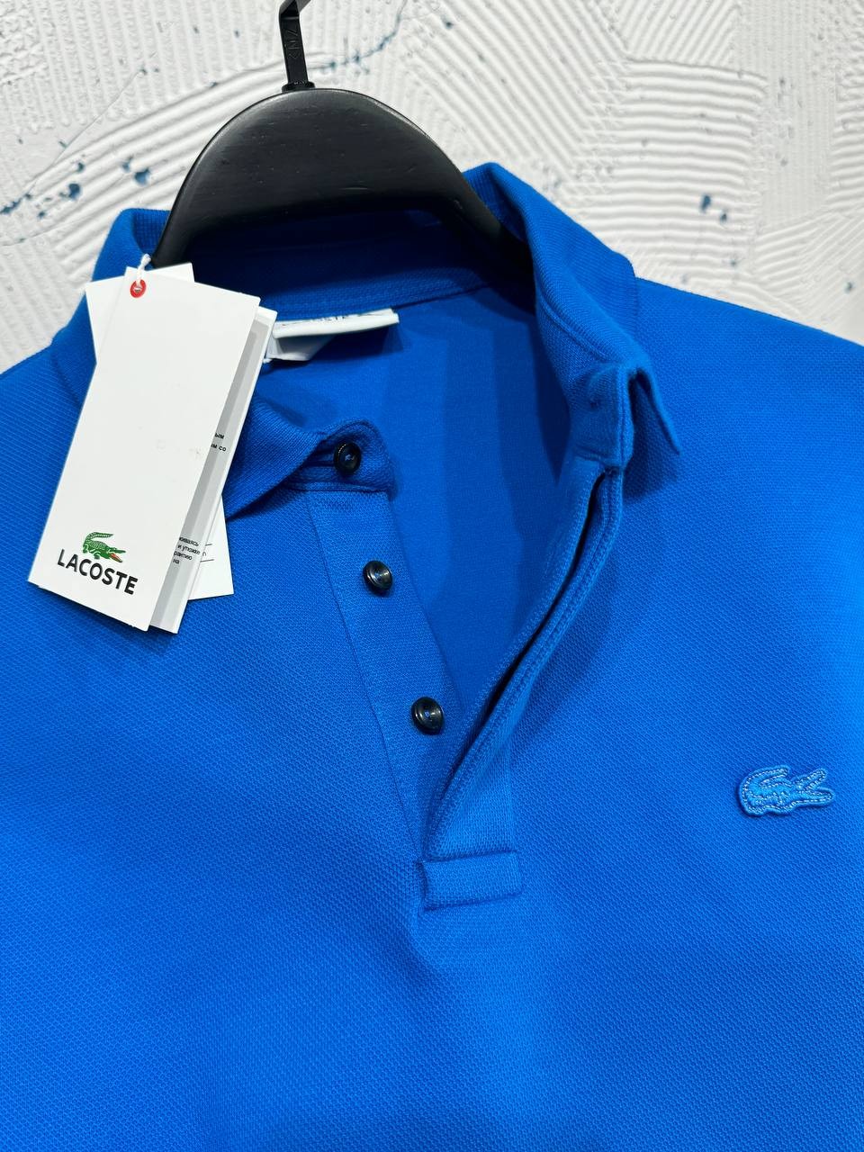 LACOSTE AMERİKAN ÇİFT TOPLAMA PİKE - MAVİ