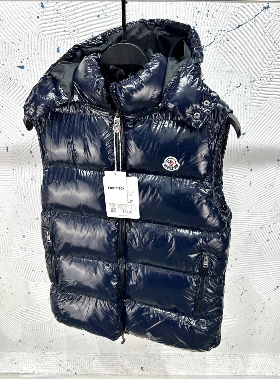 MONCLER ŞİŞME YELEK - LACİVERT