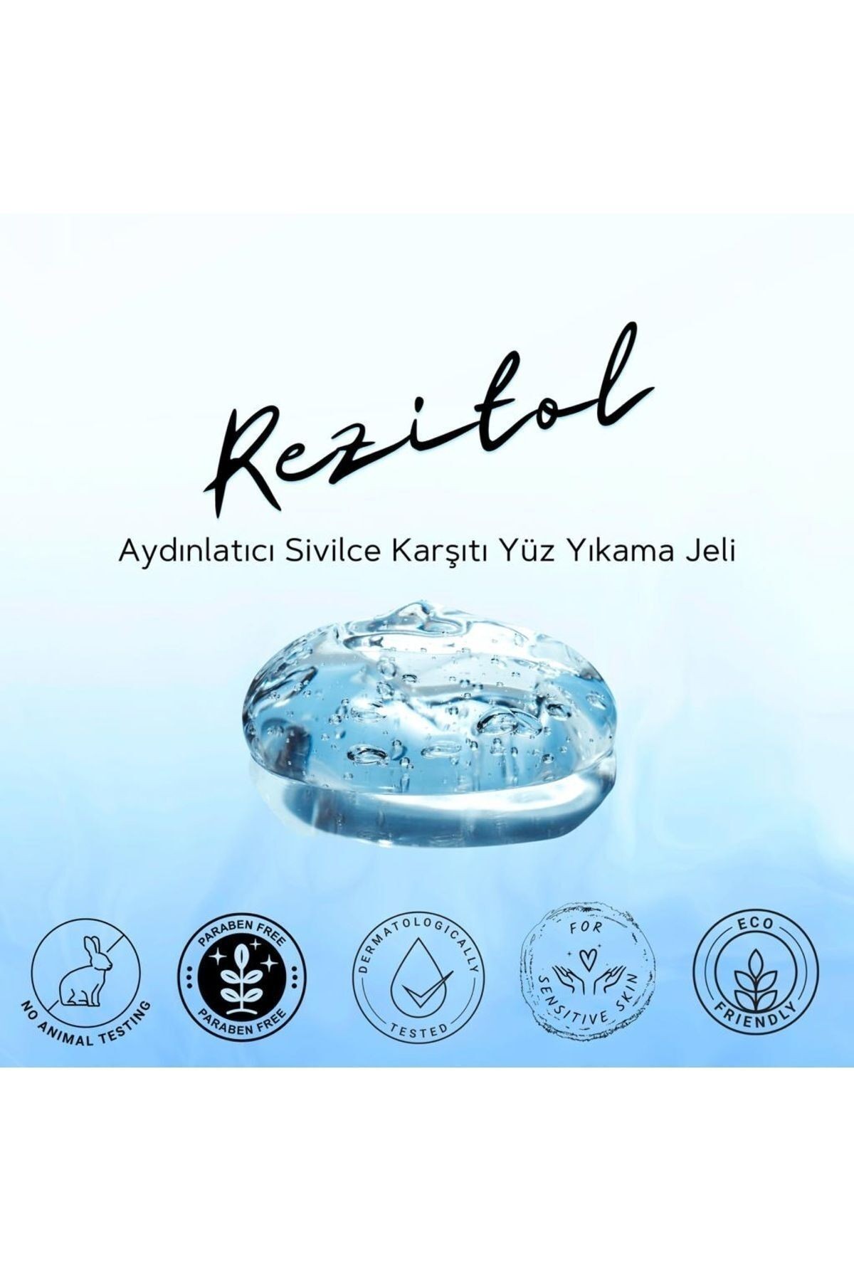 Rezitol Aydınlatıcı Akne Karşıtı Yüz Temizleme Jeli 250ml