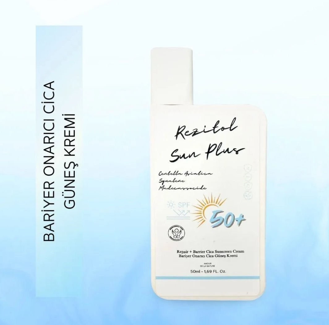 Rezitol Sun Plus Bariyer Onarıcı Cica Güneş Kremi 50ml SPF 50+