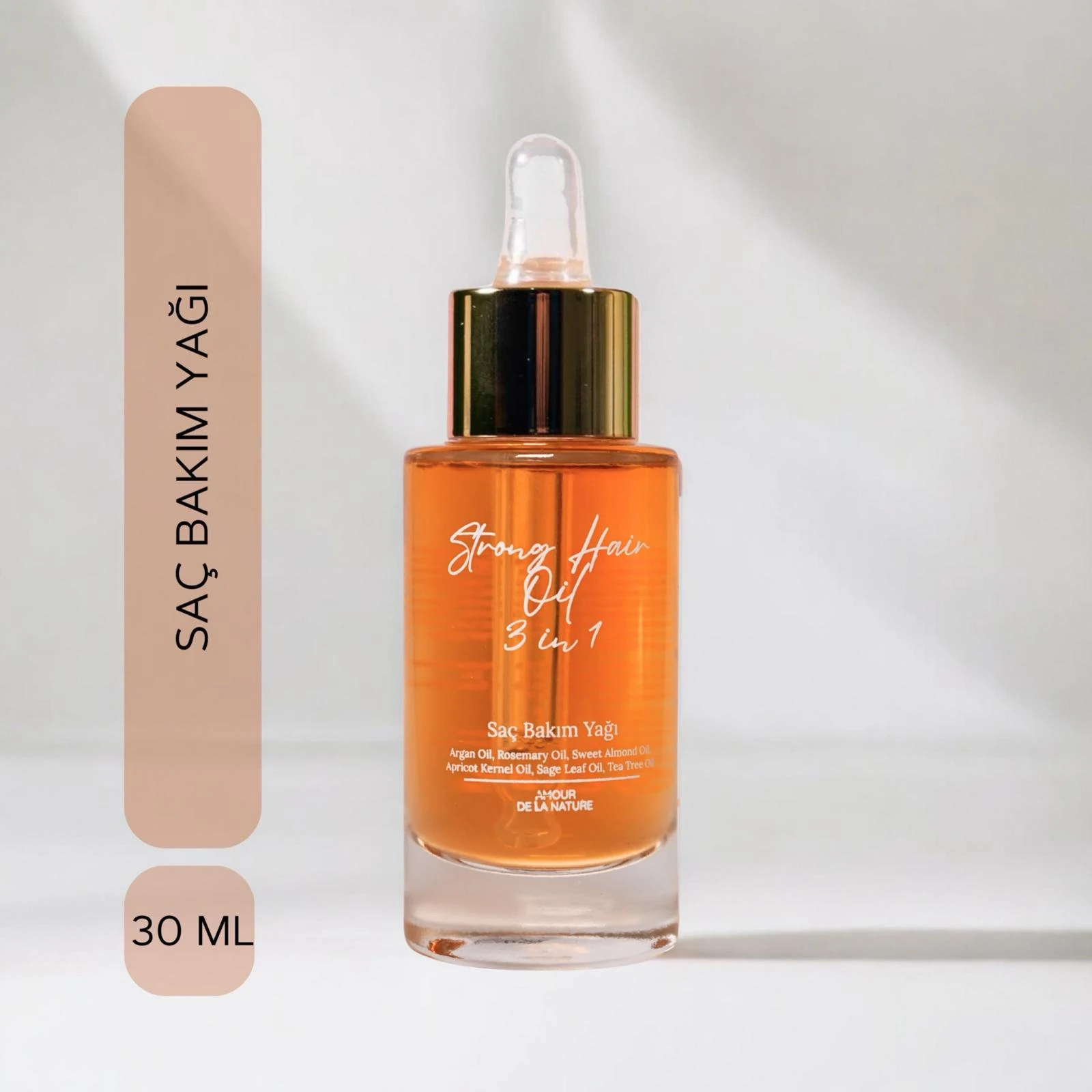 Strong-Hair 3 in 1 Saç Bakım Yağı 30 ml