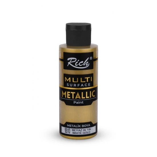 RICH MULTI METALİK 120 CC BEYAZ ALTIN 3714