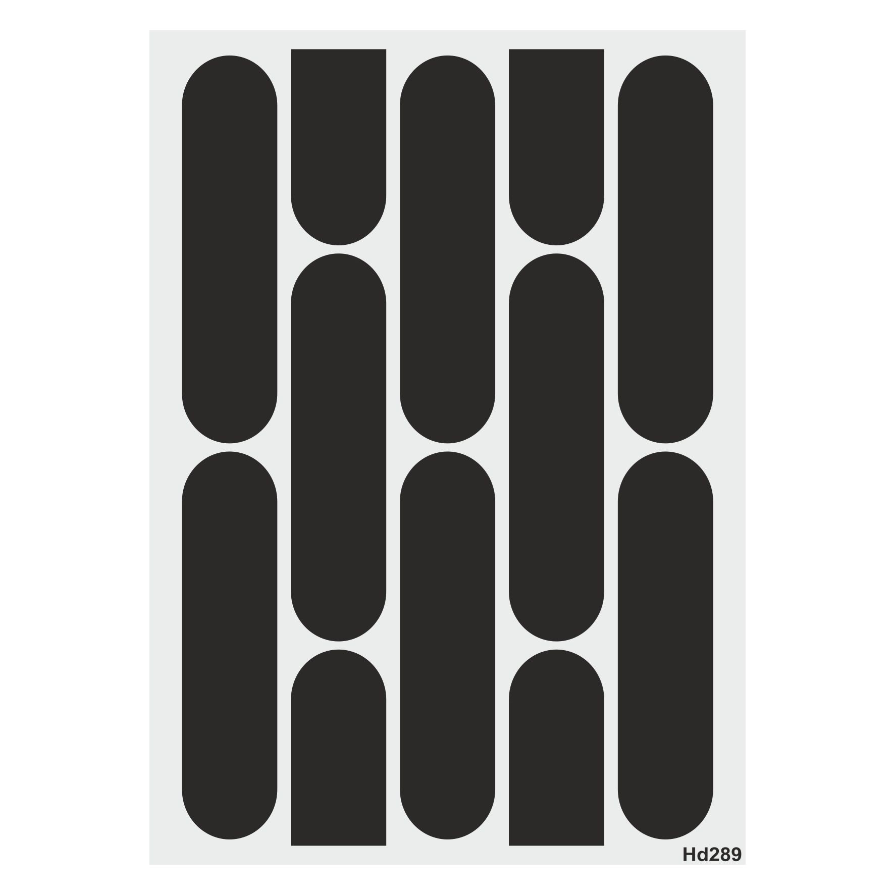 Stencil Tasarım HD289 - Dekoratif Duvar, Eşya, Fayans,kumaş Boyama Şablonları