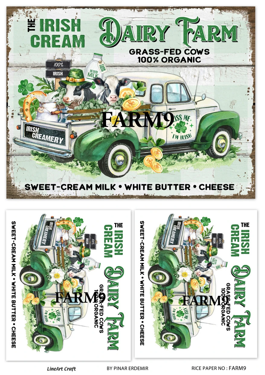 Lineart Pirinç Dekopaj FARM9