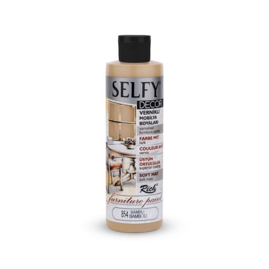 RICH SELFY DECOR 240 CC  BAMBU-854 Vernkli Mobilya Yenileme Boyası
