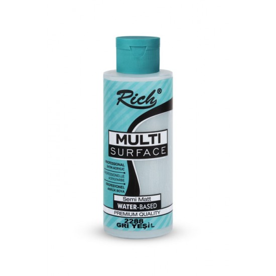 Rich Multisurface Akrilik Boya 2288 Gri Yeşil 120 ml