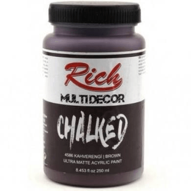 Rich Multi Decor Chalked Akrilik 4586 Kahve Rengi 250ml