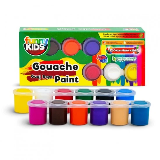 RICH FUNNY KIDS GUAJ BOYA 12*25 SIRALI SET 1850 5684