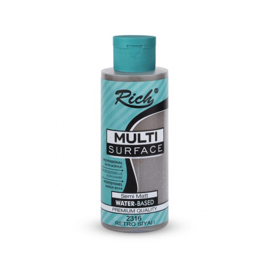 RICH MULTI SURFACE 120 CC RETRO SİYAH 2316