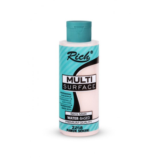 Rich Multisurface Akrilik Boya 2268 Pamuk Şeker 120 ml