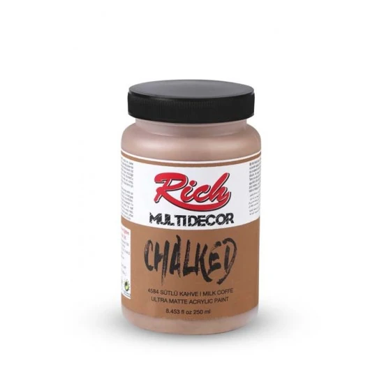 Rich Multi Decor Chalked Akrilik 4584 Sütlü Kahve 250 ml