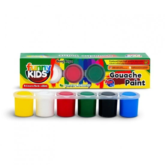 RICH FUNNY KIDS GUAJ BOYA 6*25 SIRALI SET 1800