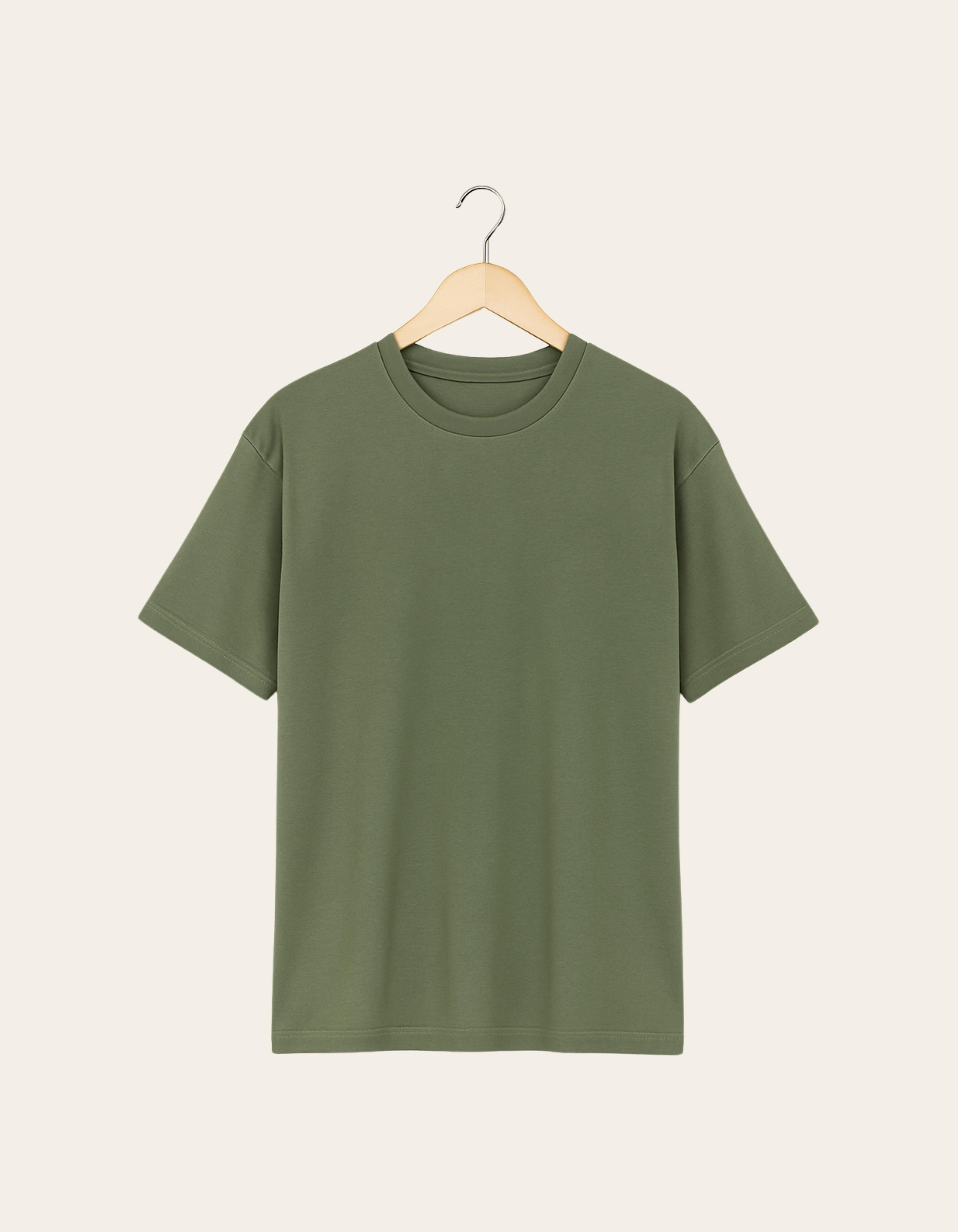 Oversize T-shirt - Haki