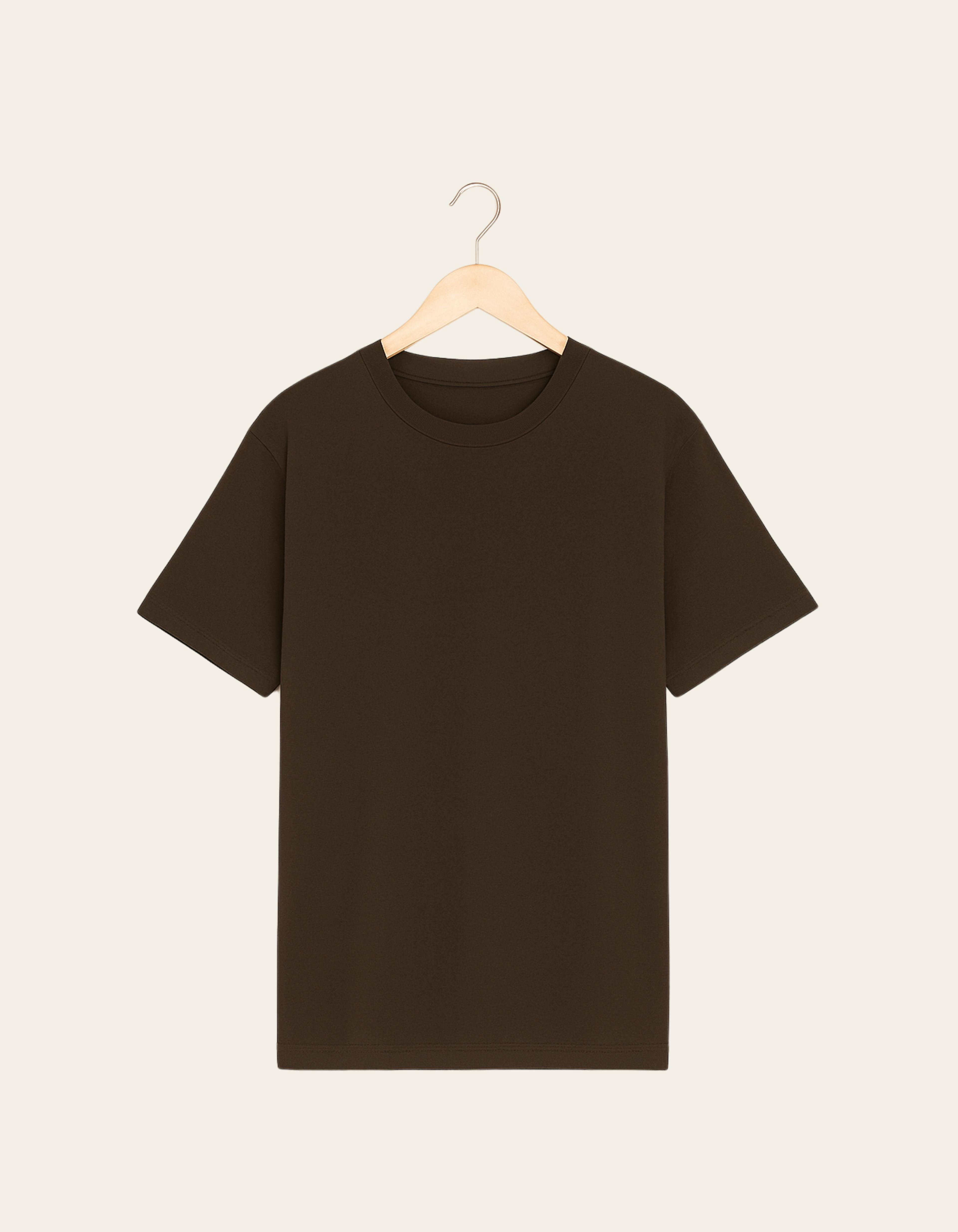 Oversize T-shirt - Kahverengi