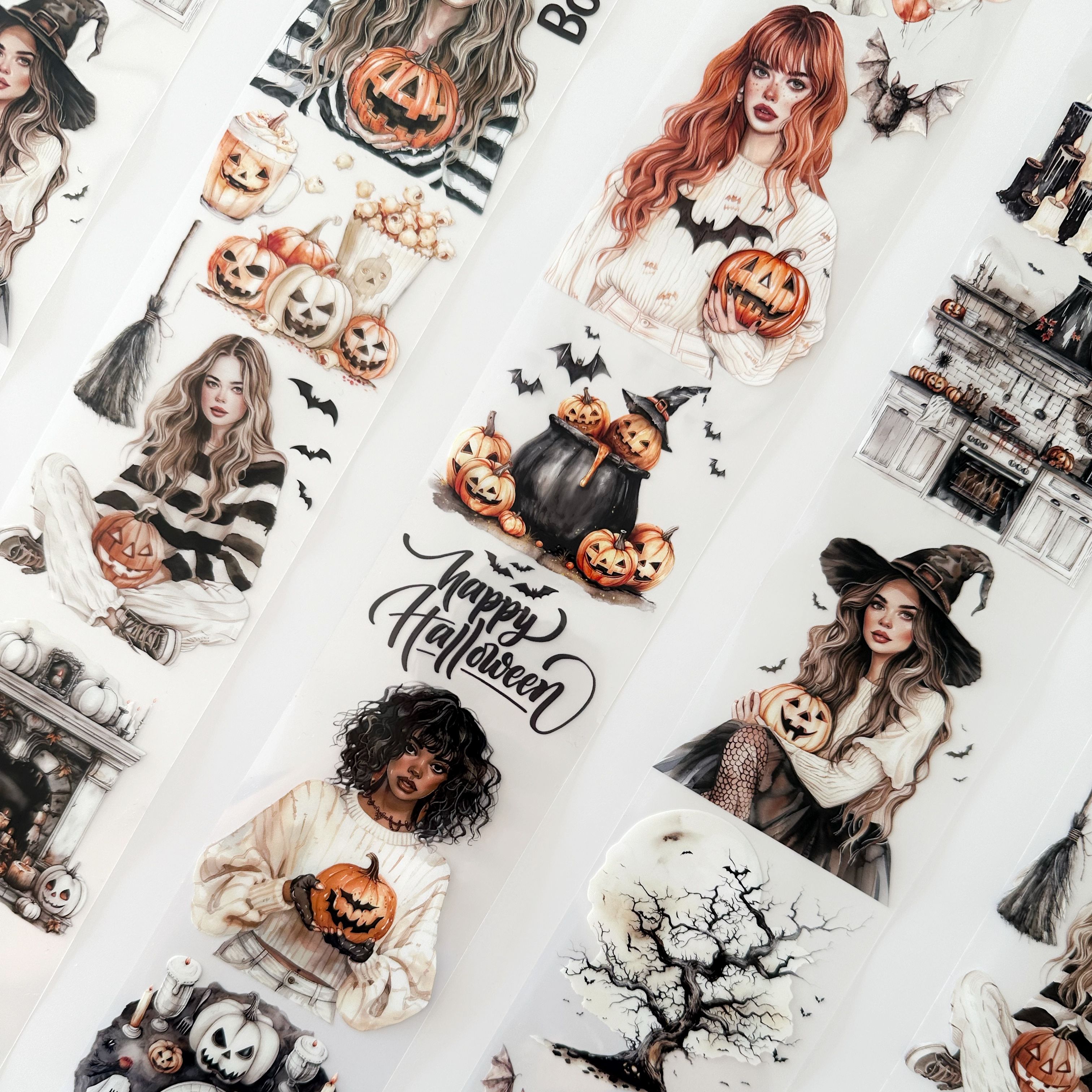 Scrapbook 'Trick or Treat' -3D Crystal Special Oil tape