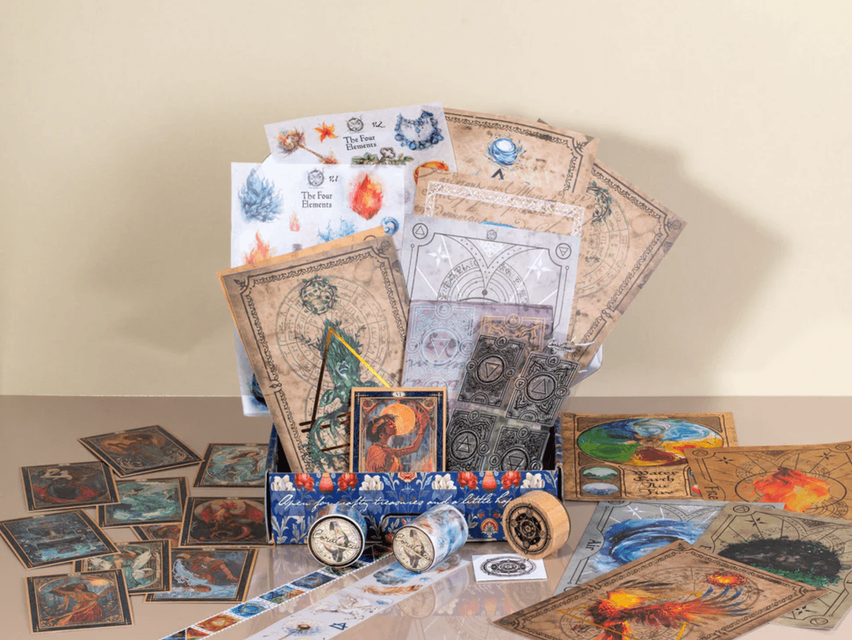 CoraCreaCrafts-4 Elements Box