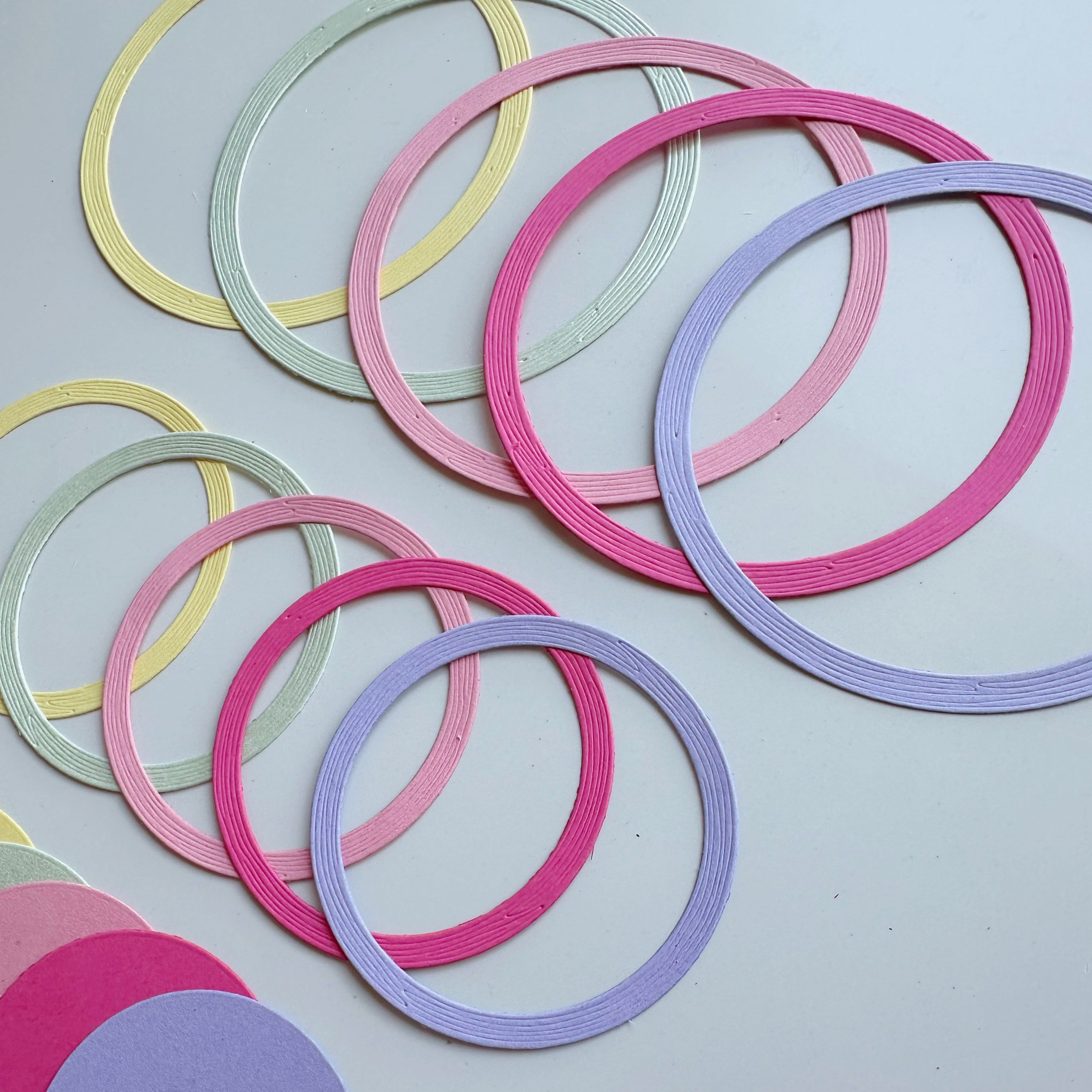 Scrapbook Diy-Cut Multiple Circle set