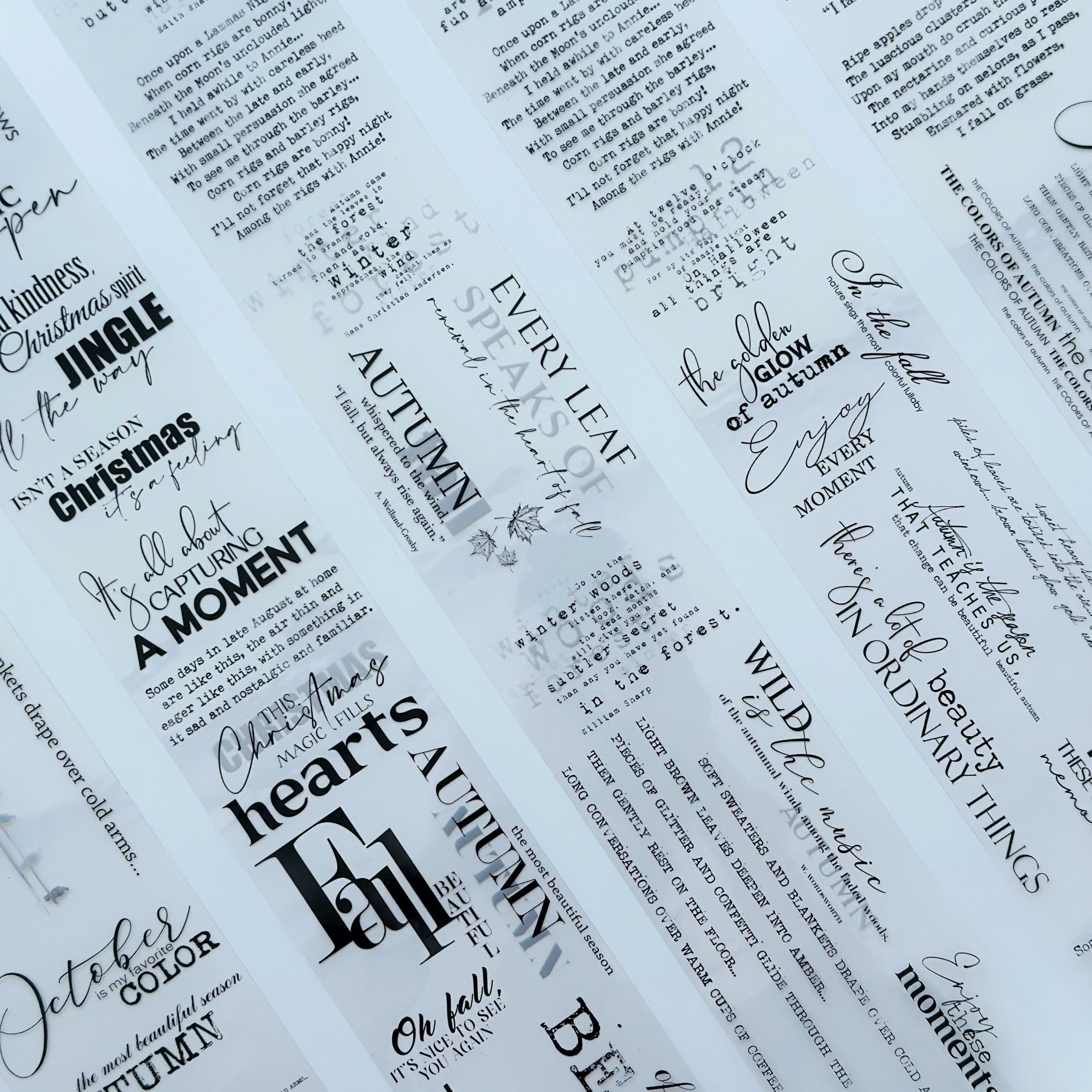 Unsent Notes PET Tape – Scrapbooking, Journaling, Quote Decorative Tape – Tax Included – SRP157