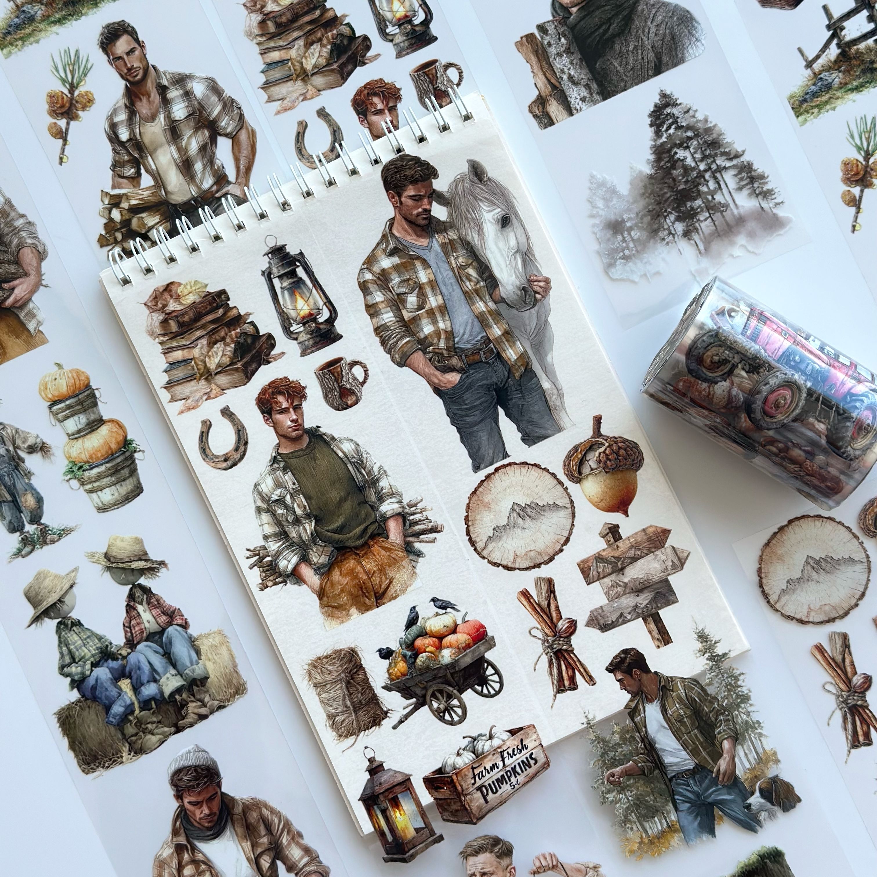 Harvest Moments PET Tape – Scrapbooking, Journaling, Rustic Farmhouse Craft – Tax Included – SRP145