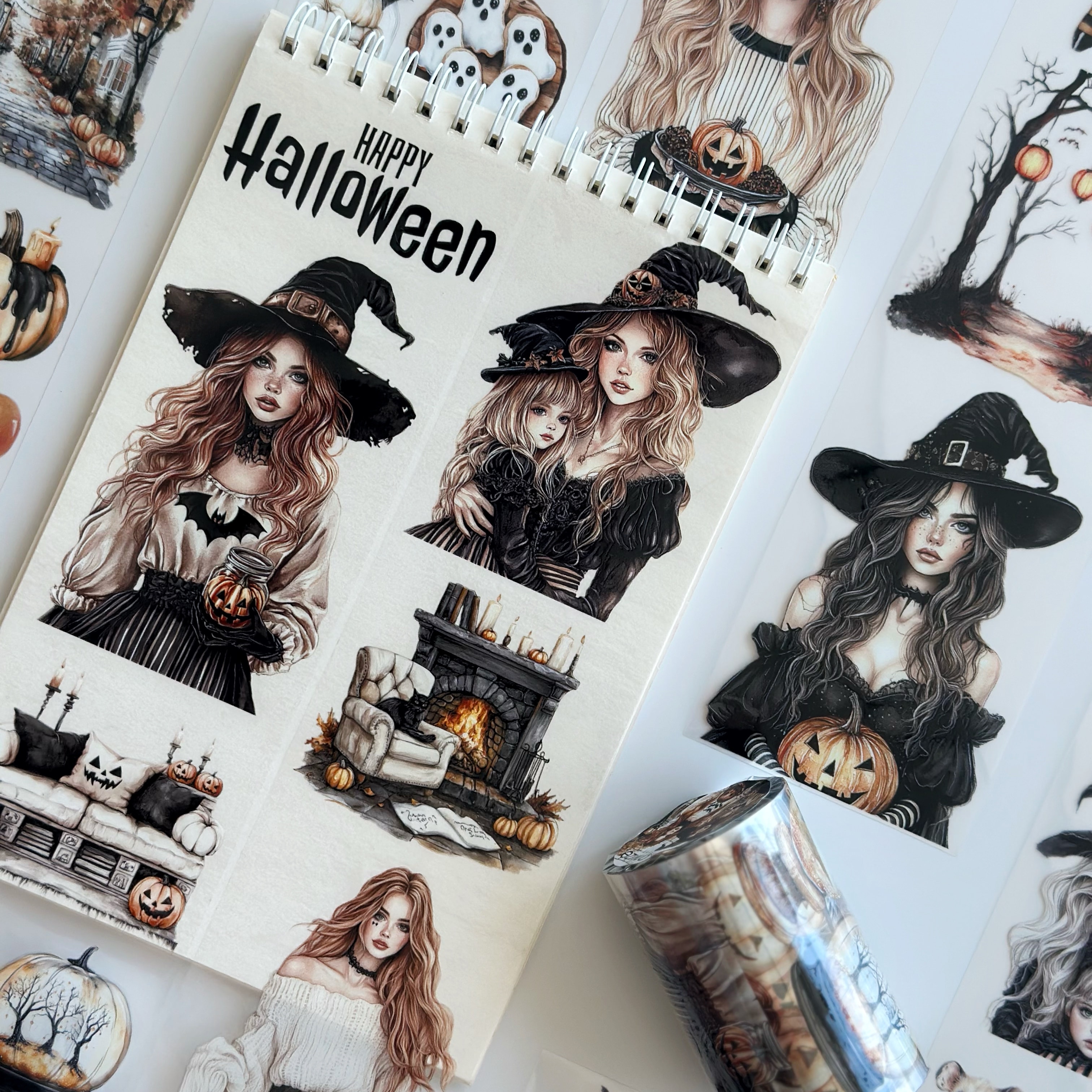 Pumpkin Mist PET Tape – Halloween Scrapbooking, Journaling, Spooky Craft Supplies – Tax Included – SRP152