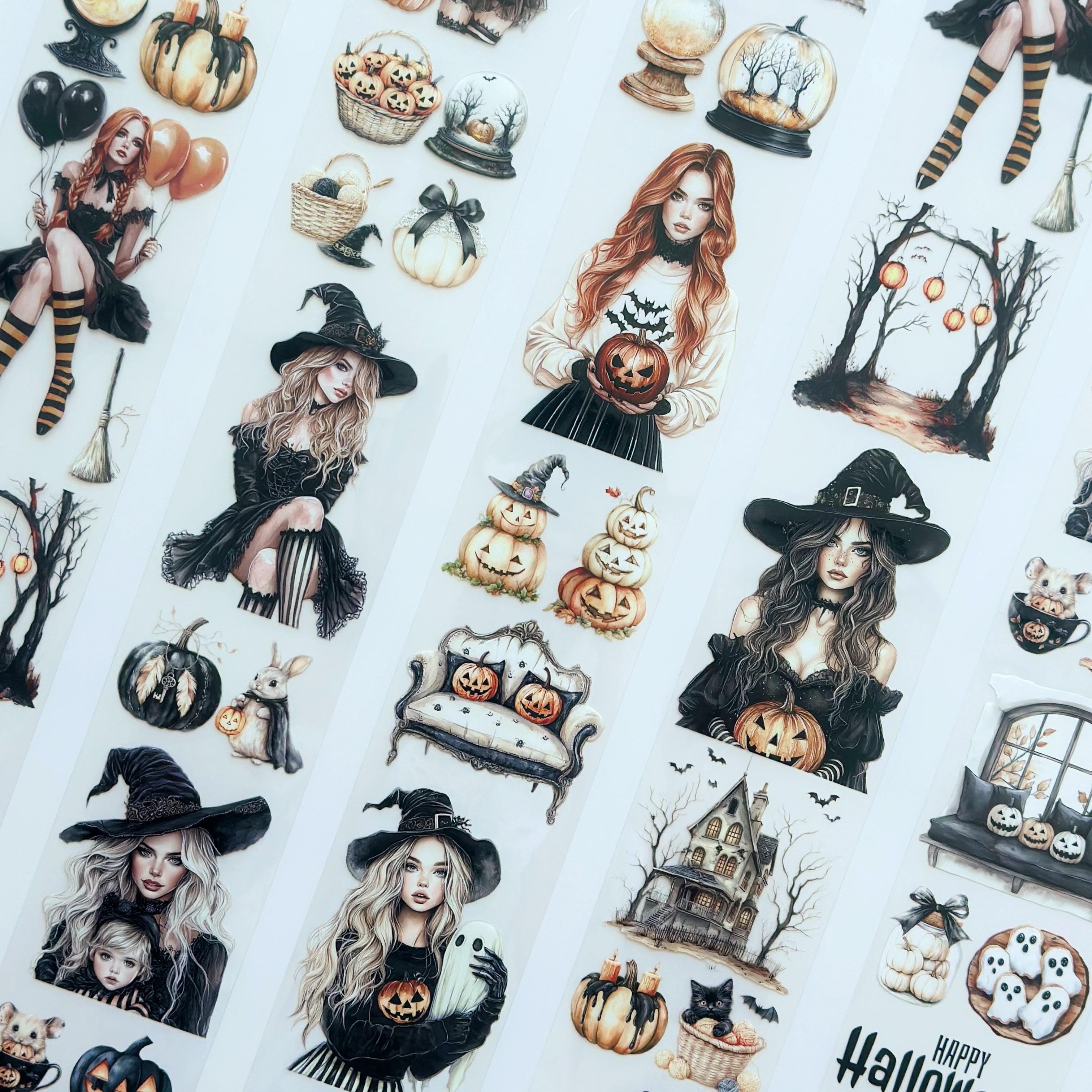 Pumpkin Mist PET Tape – Halloween Scrapbooking, Journaling, Spooky Craft Supplies – Tax Included – SRP152