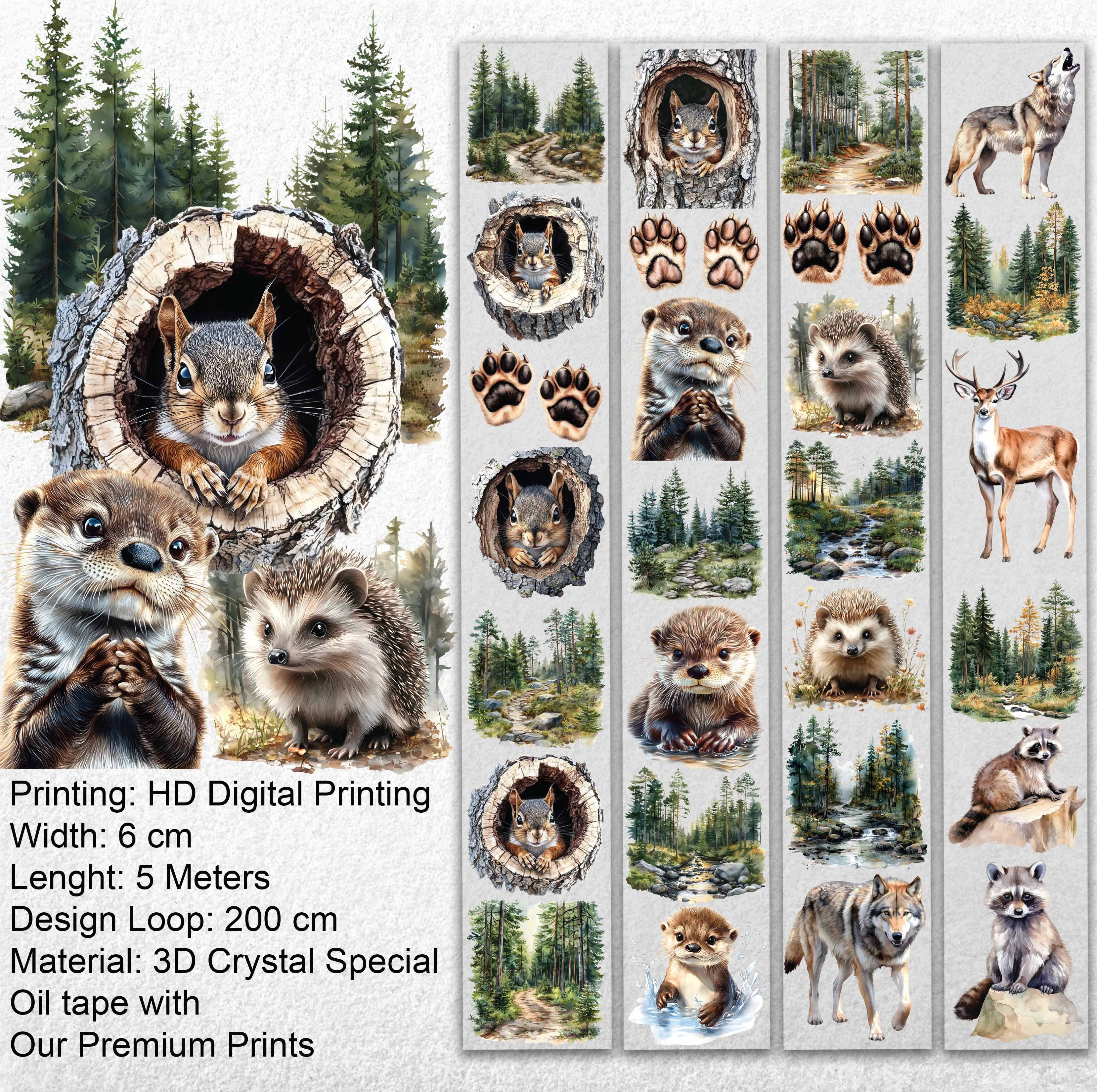 Scrapbook Best Friends 4ever -3D Crystal Special Oil tape