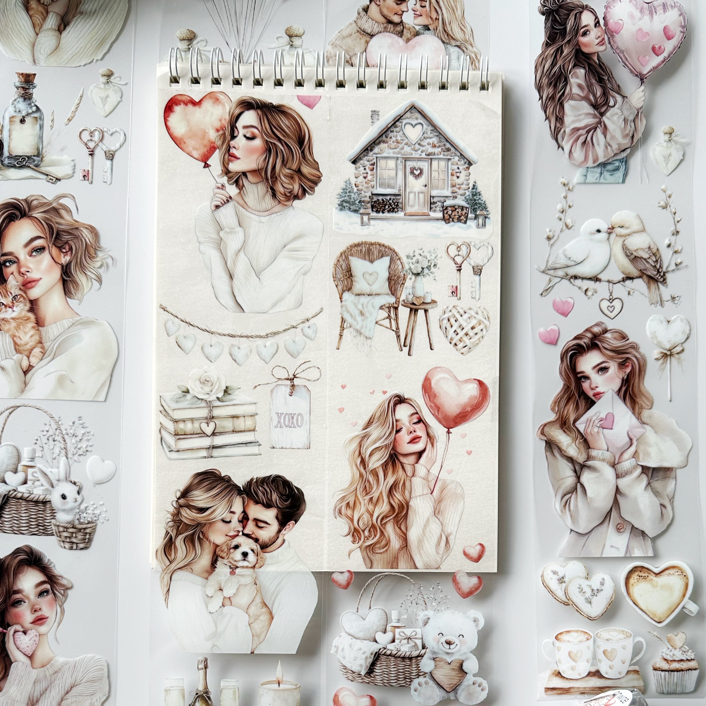 Scrapbook Love Story -3D Crystal Special Oil tape