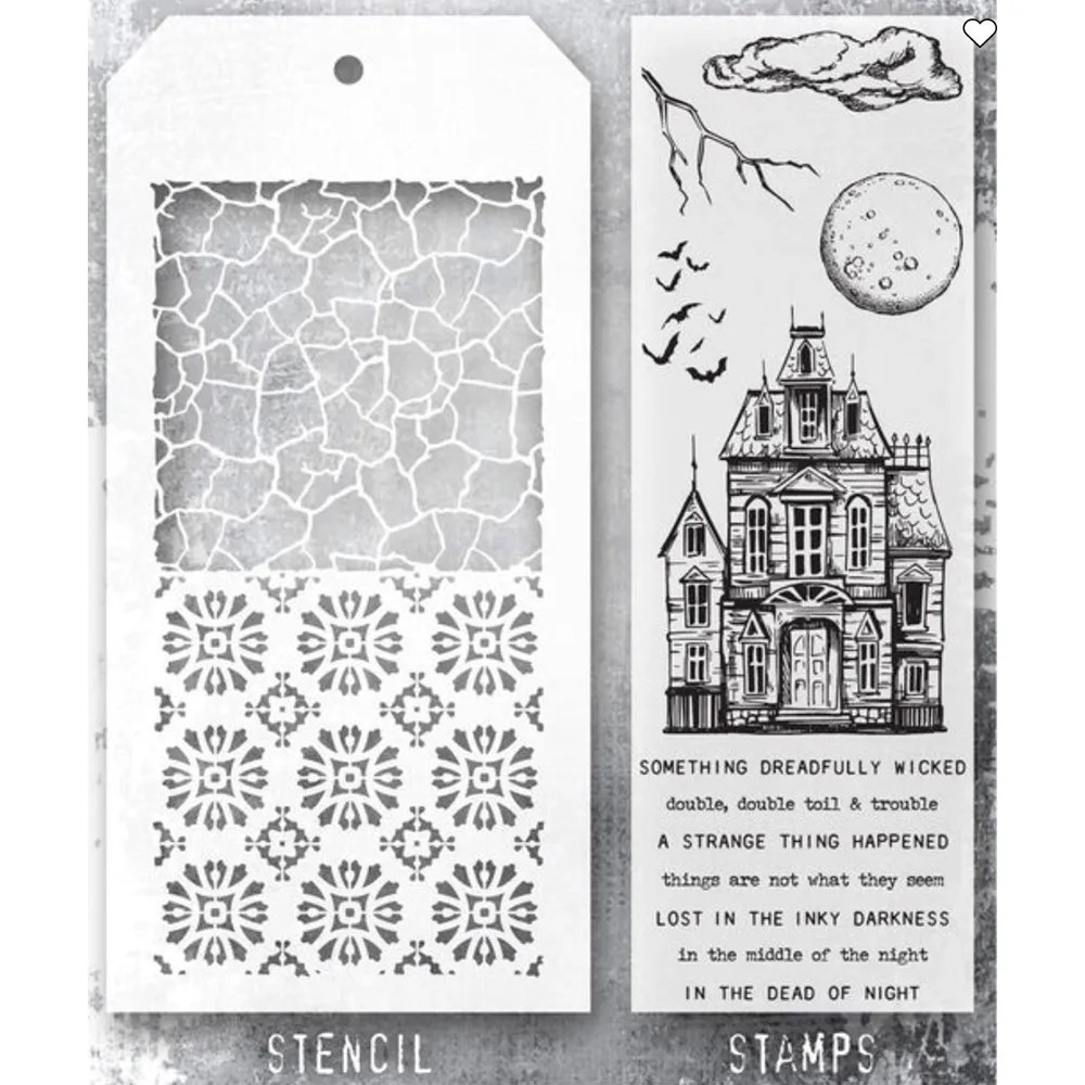 Scrapbook Decorative Stencil-Silicone Stamp Set