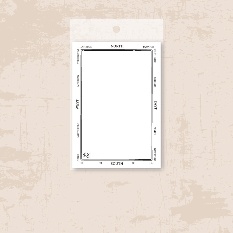 50 Sayfa Scrapbook Journal Memo Pad