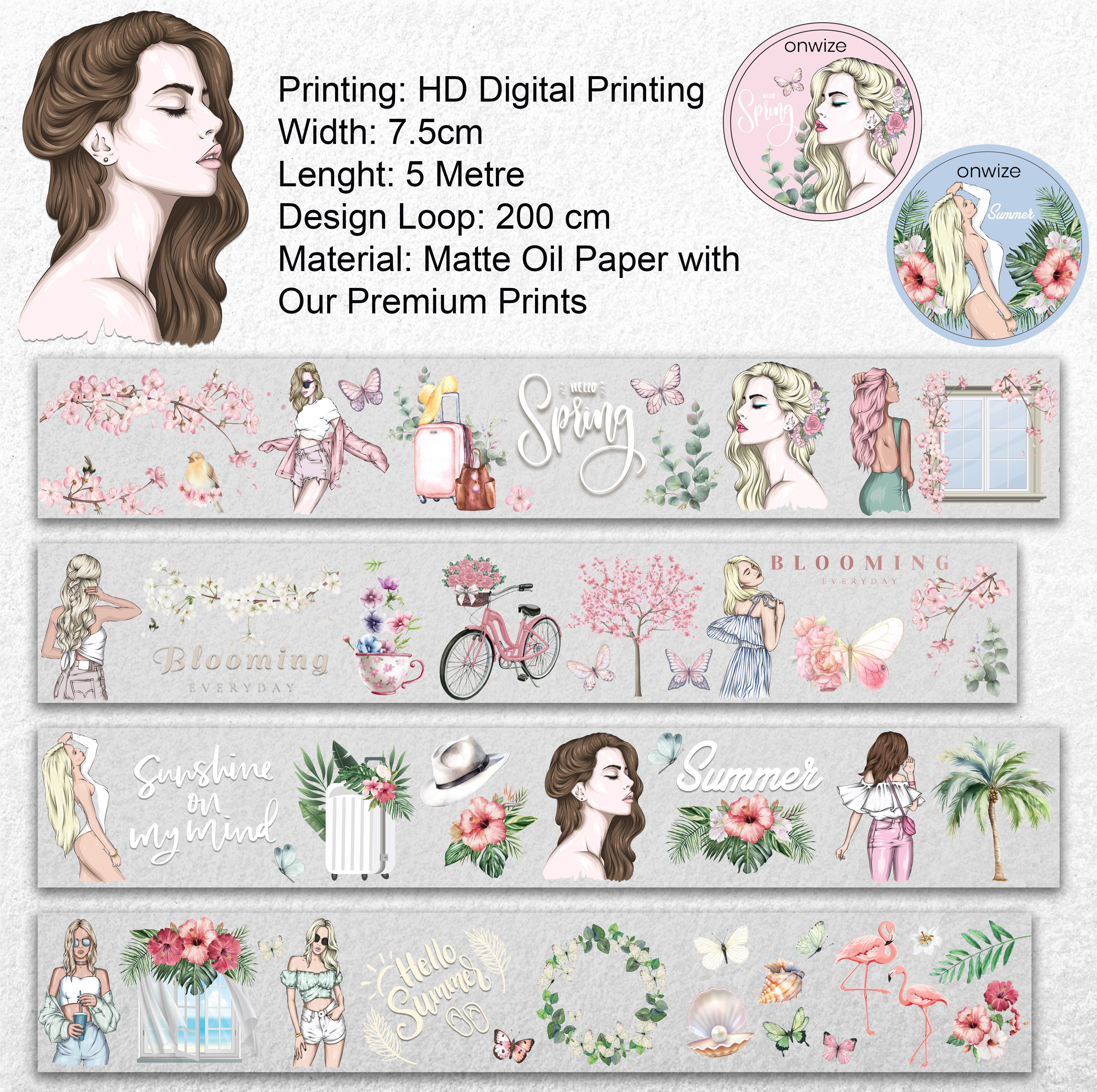 Spring-Summer Special Matte Oil Tape