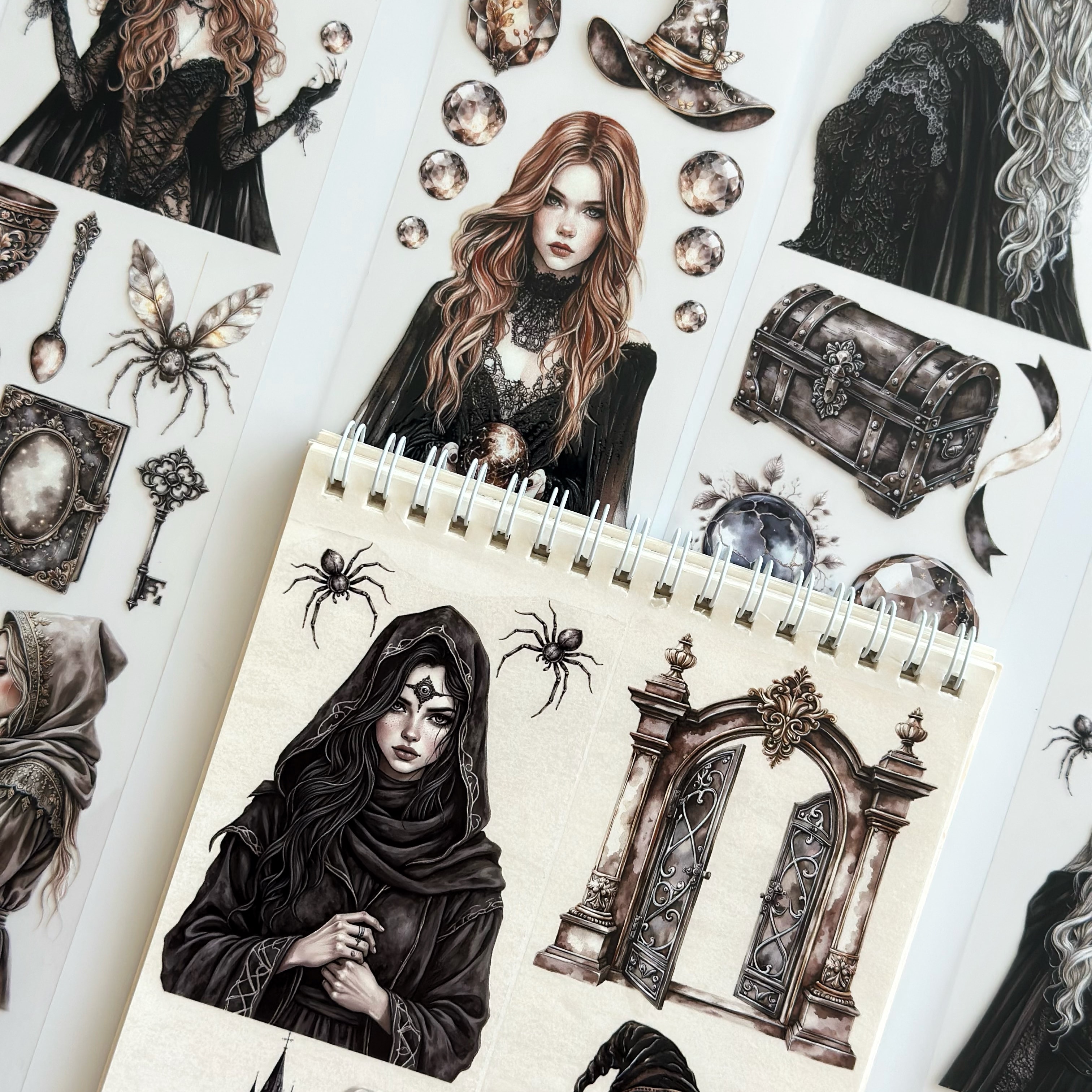 Origin Witches PET Tape – Gothic Scrapbooking, Witchy Journaling, Halloween Crafts – Tax Included – SRP153