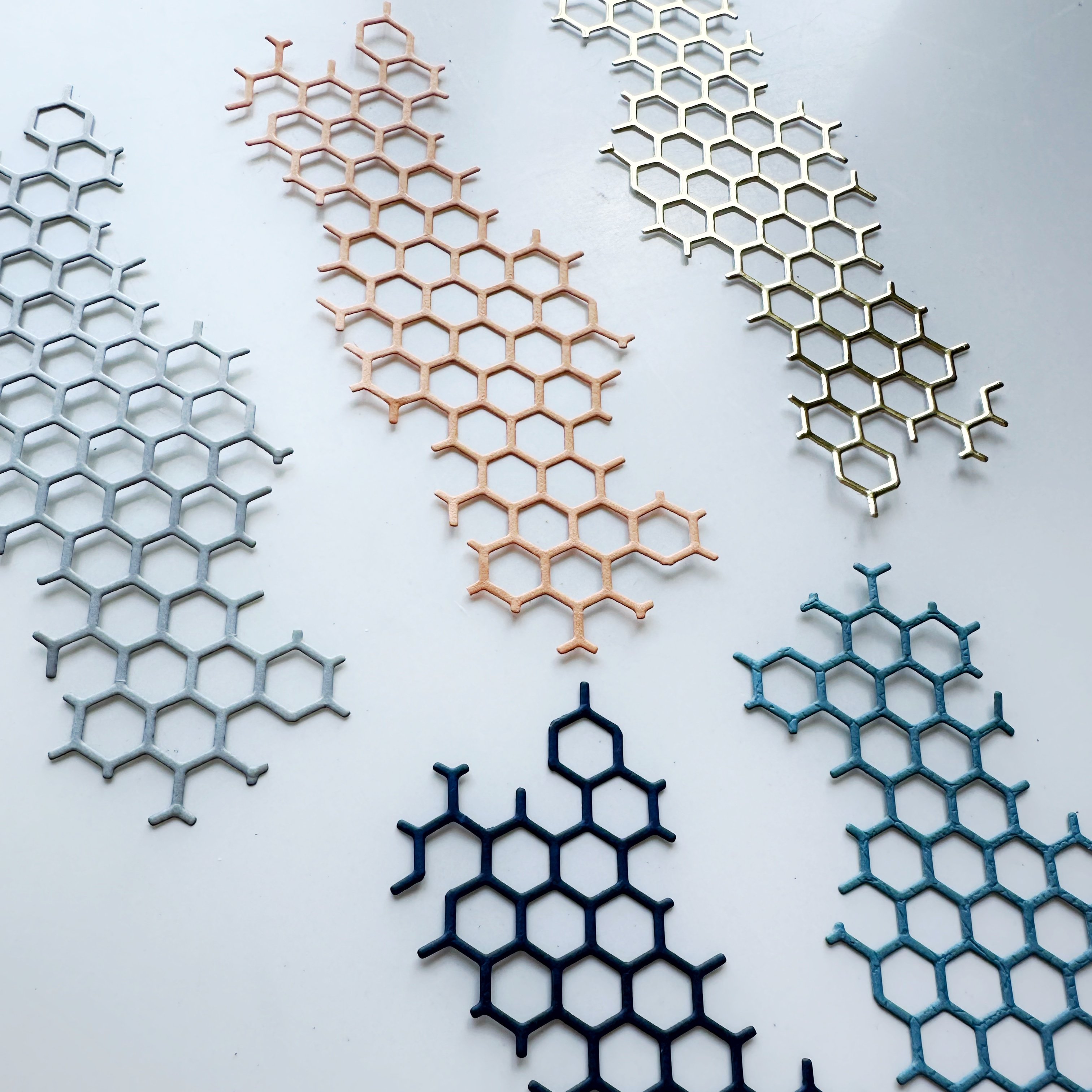 Scrapbook Diy-Cut Multiple Honeycomb set