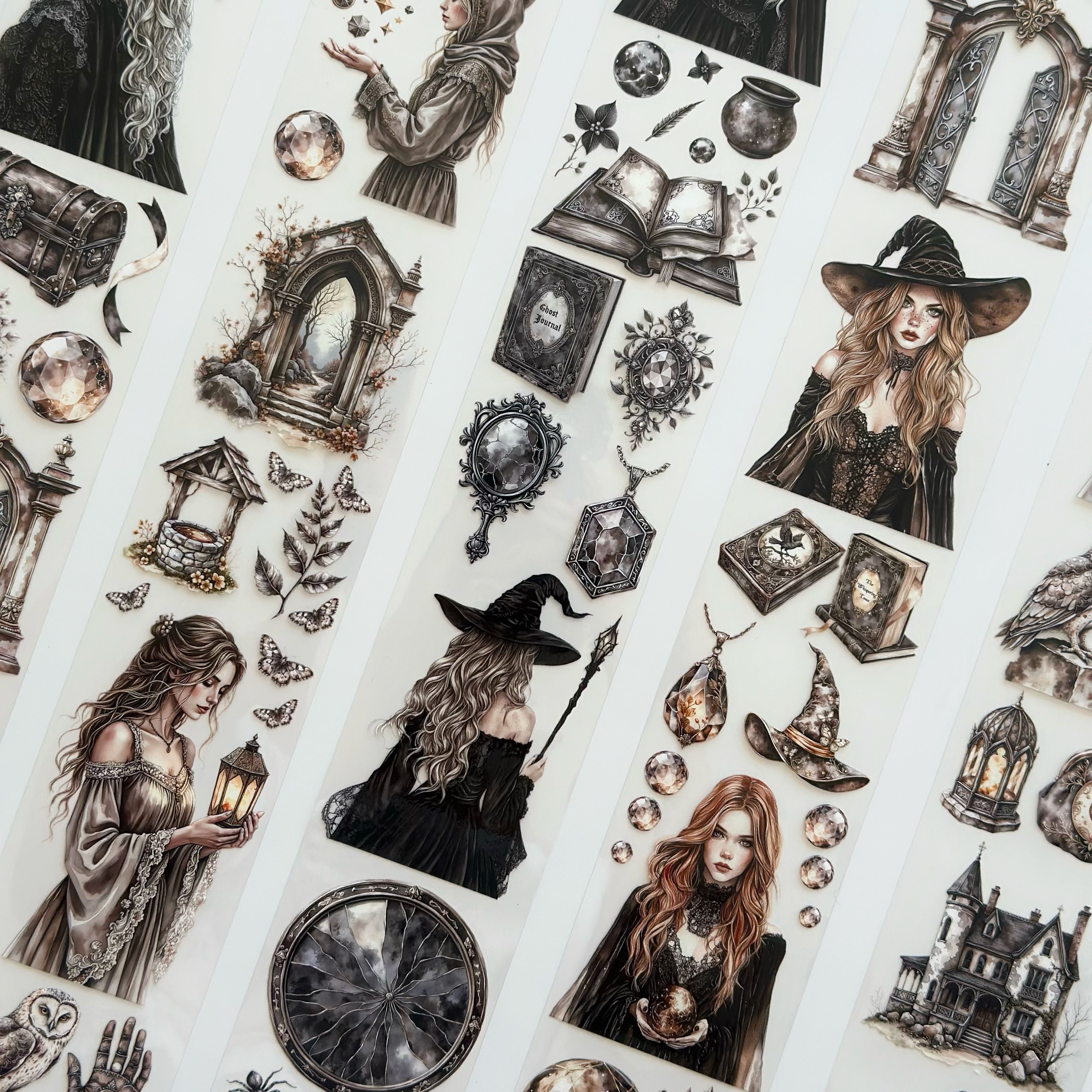 Origin Witches PET Tape – Gothic Scrapbooking, Witchy Journaling, Halloween Crafts – Tax Included – SRP153