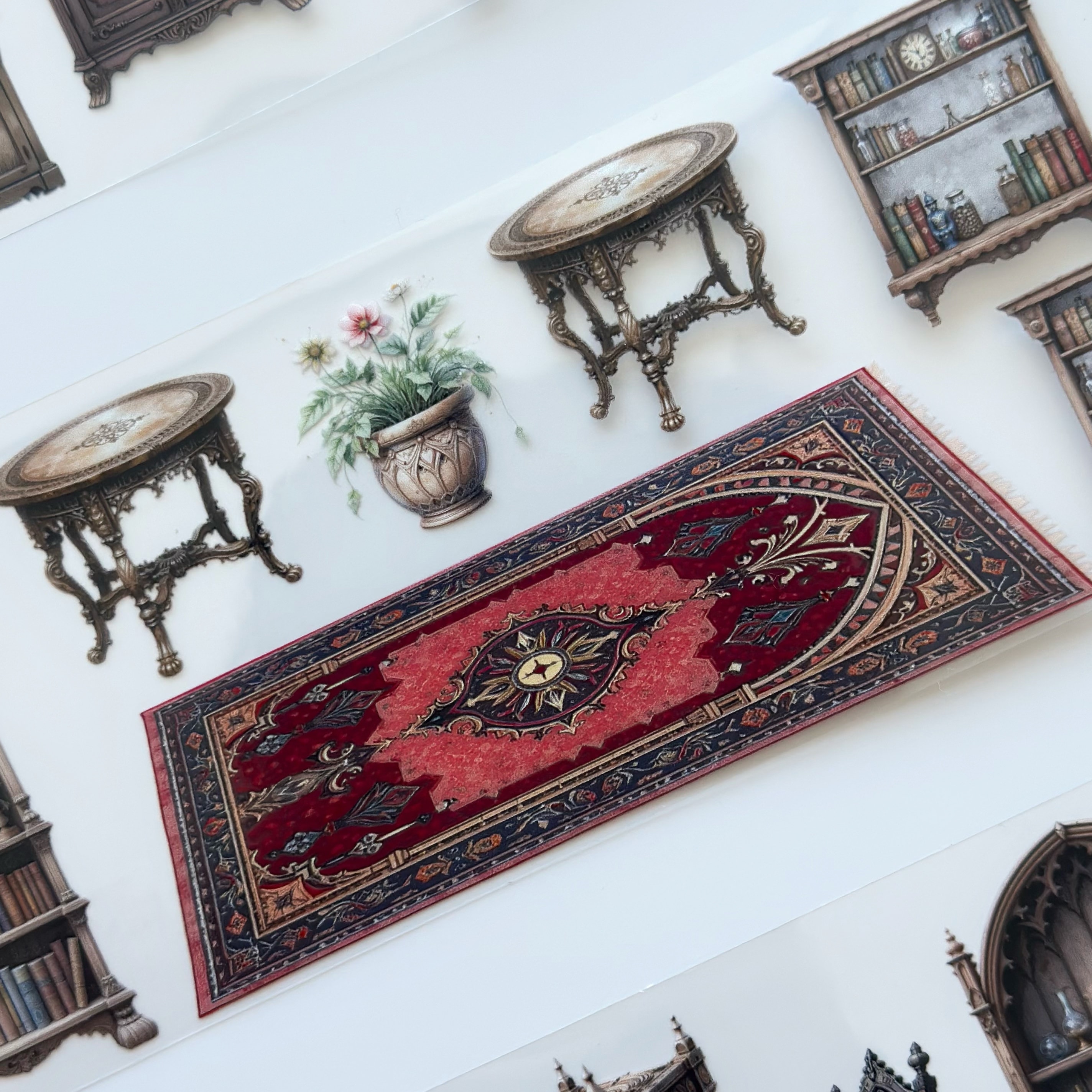 Secrets Under the Rug PET Tape – Scrapbooking, Journaling, Vintage Furniture Decor – Tax Included – SRP158