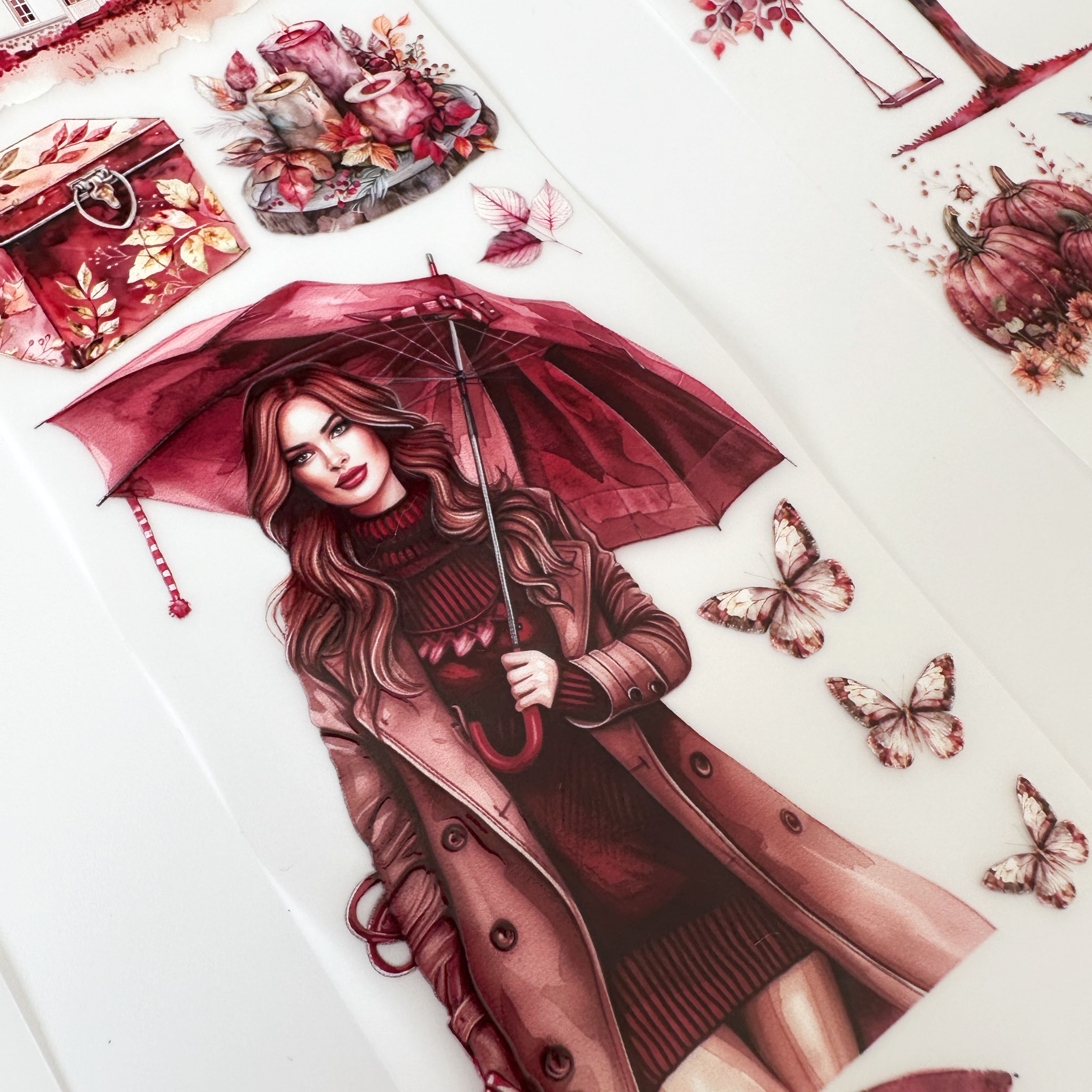 Scrapbook Ruby Autumn -Matte Oil Tape