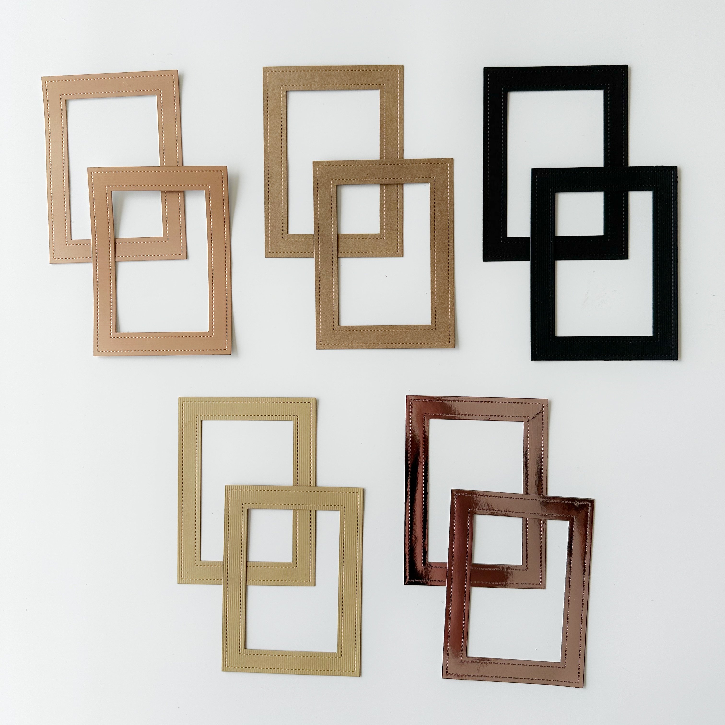 Scrapbook Diy-Cut Multiple Rectangular Frame Set