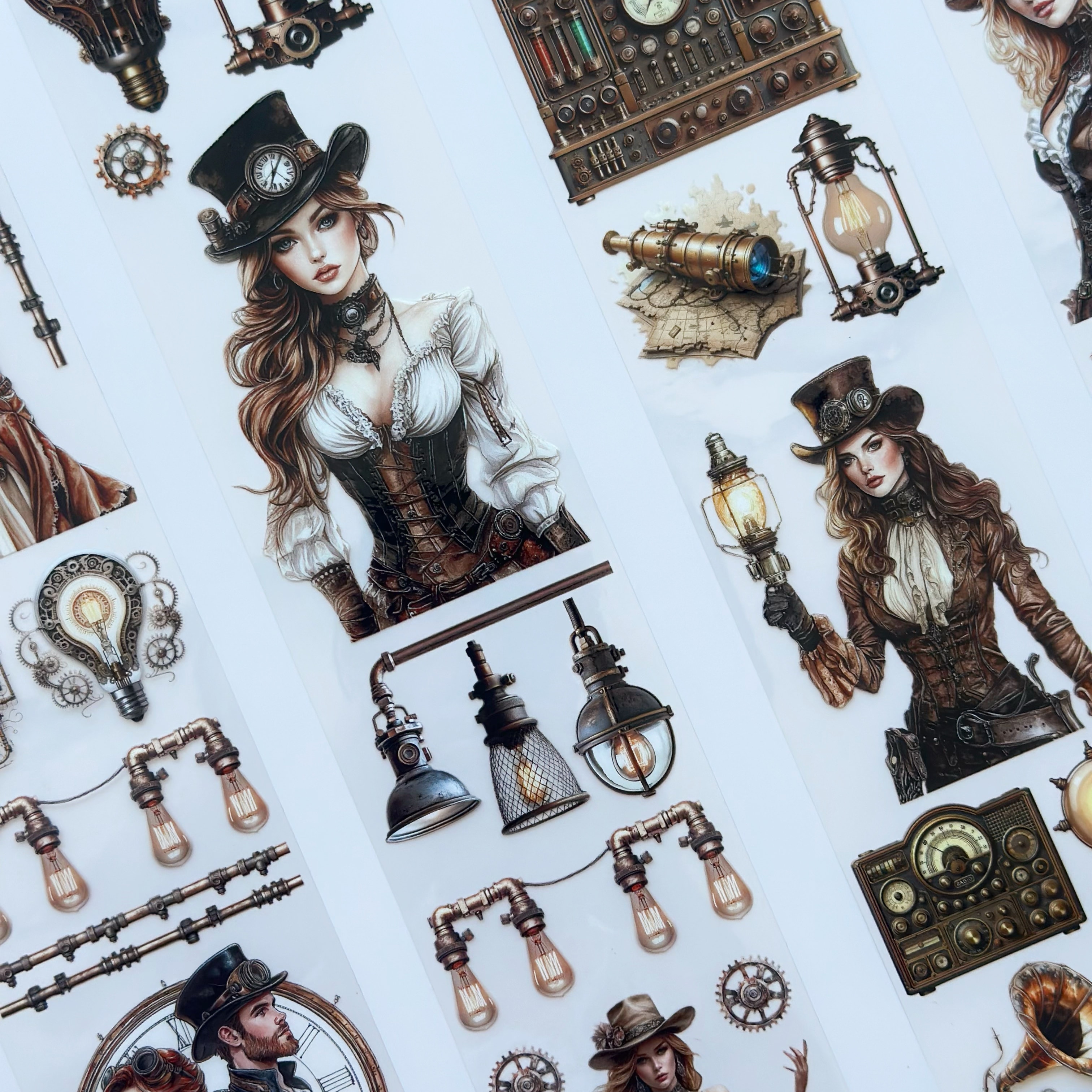 The Secret of Lights PET Tape – Steampunk Scrapbooking, Journaling, Vintage Craft – Tax Included – SRP155