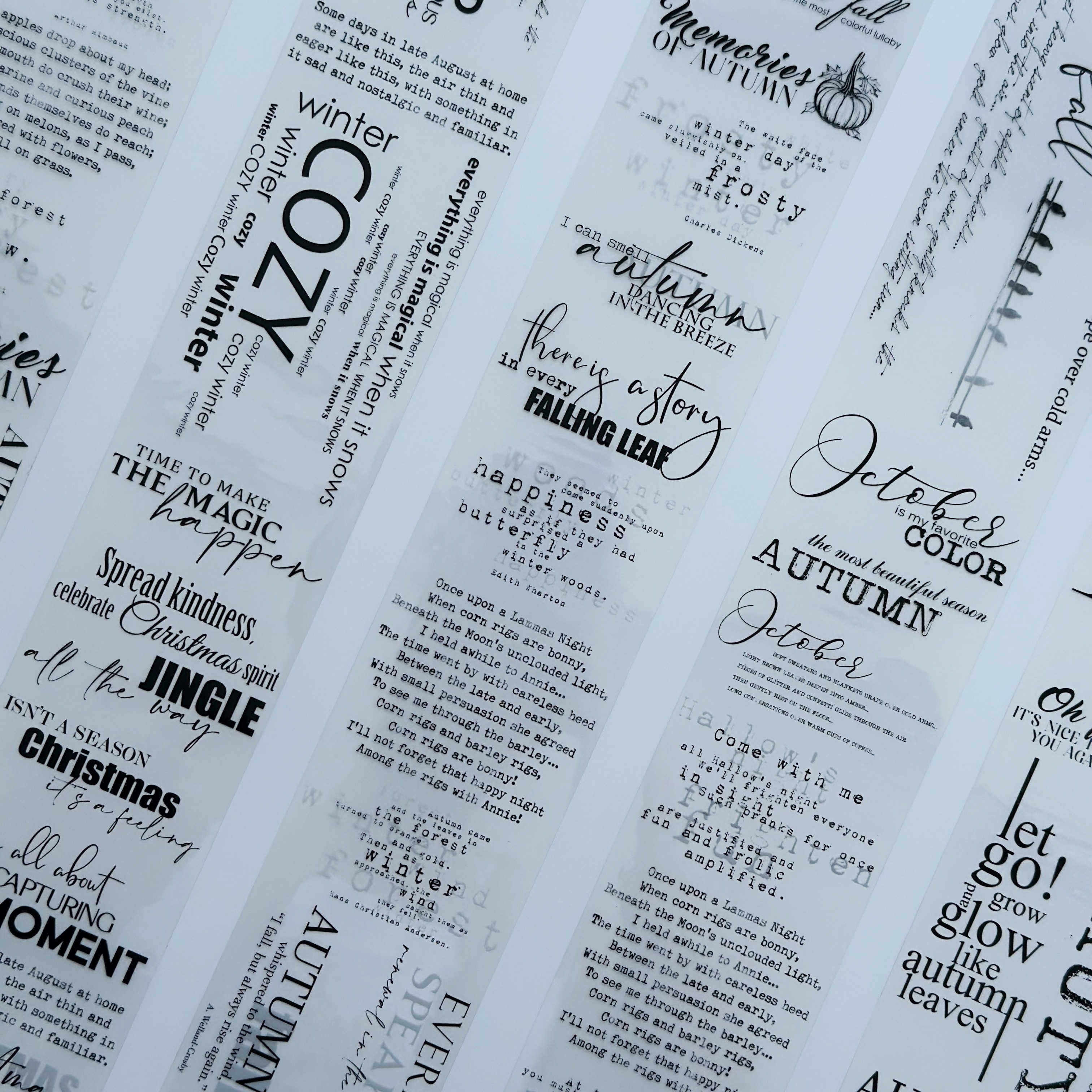 Unsent Notes PET Tape – Scrapbooking, Journaling, Quote Decorative Tape – Tax Included – SRP157