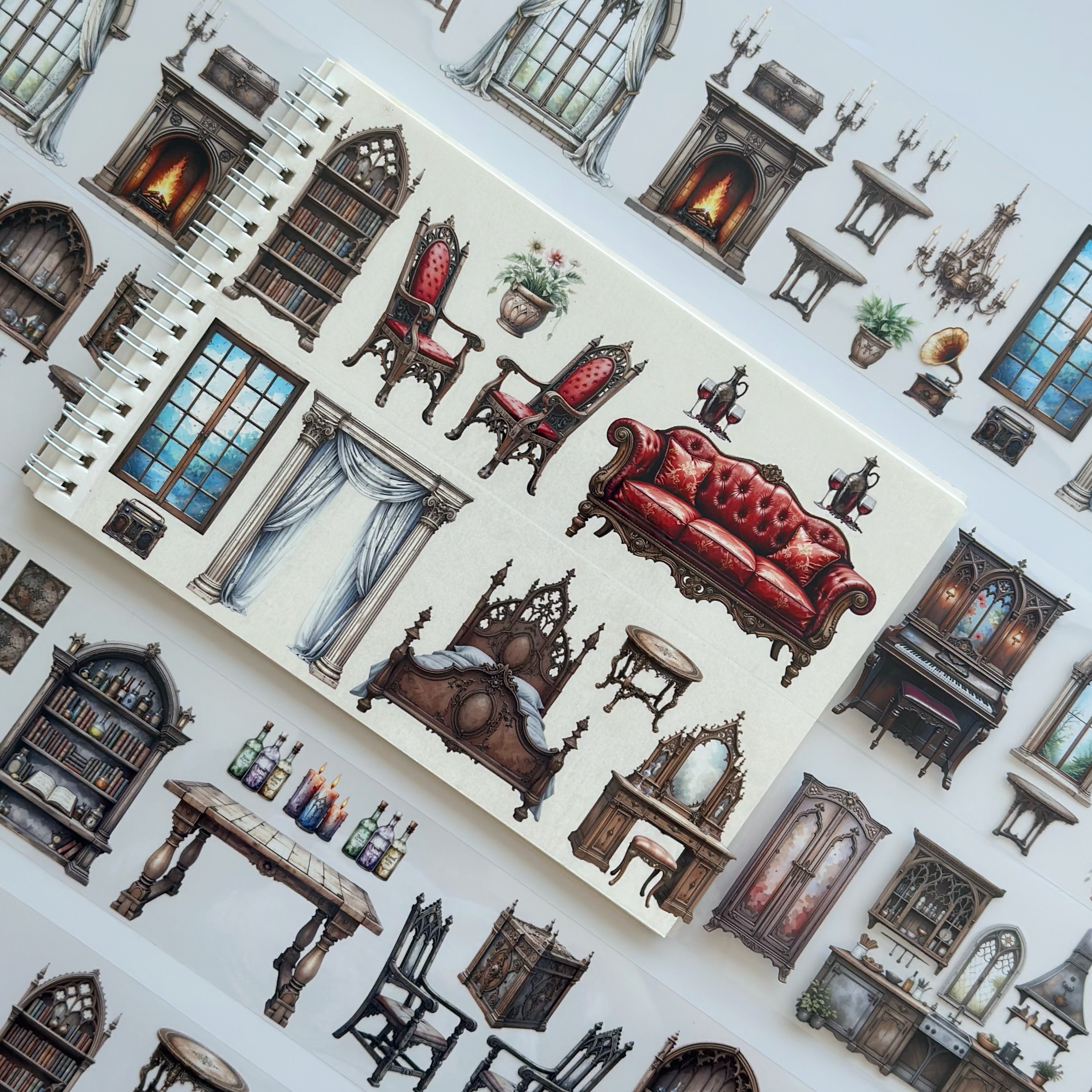 Secrets Under the Rug PET Tape – Scrapbooking, Journaling, Vintage Furniture Decor – Tax Included – SRP158