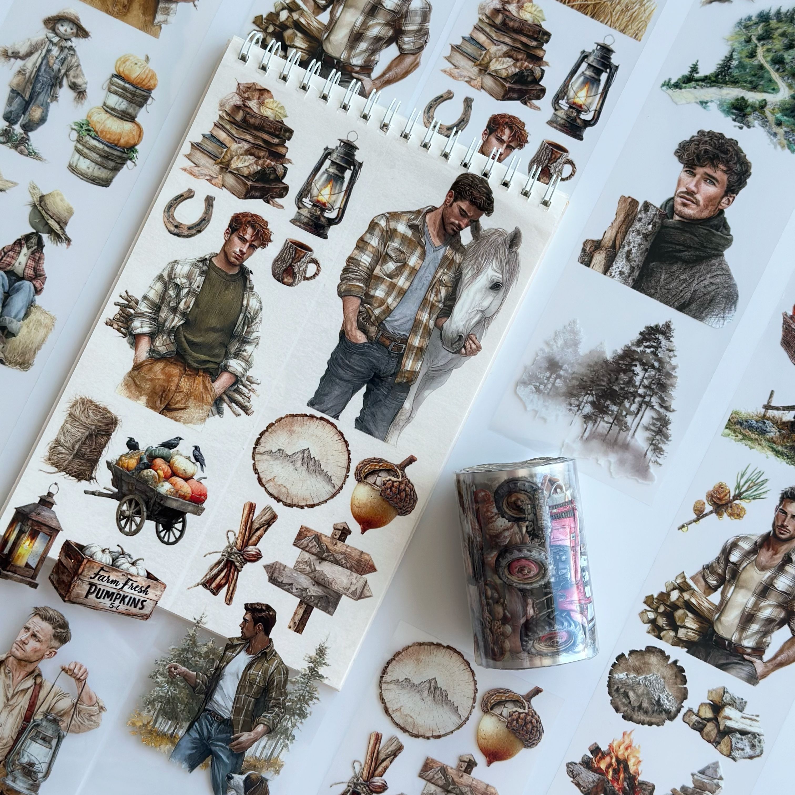 Harvest Moments PET Tape – Scrapbooking, Journaling, Rustic Farmhouse Craft – Tax Included – SRP145