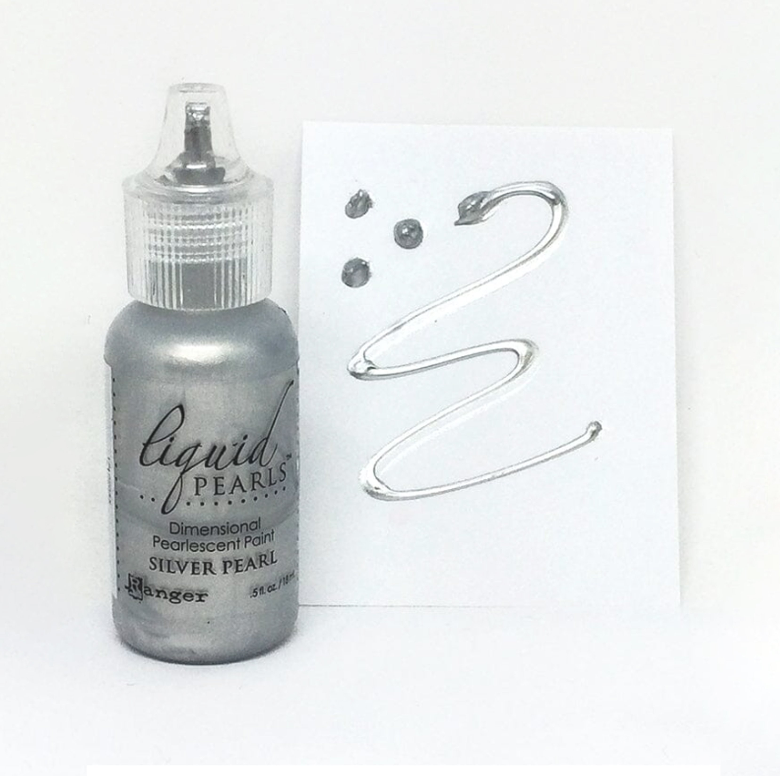 Tim Holtz Liquid Pearls™ Silver Pearl, 0.5oz