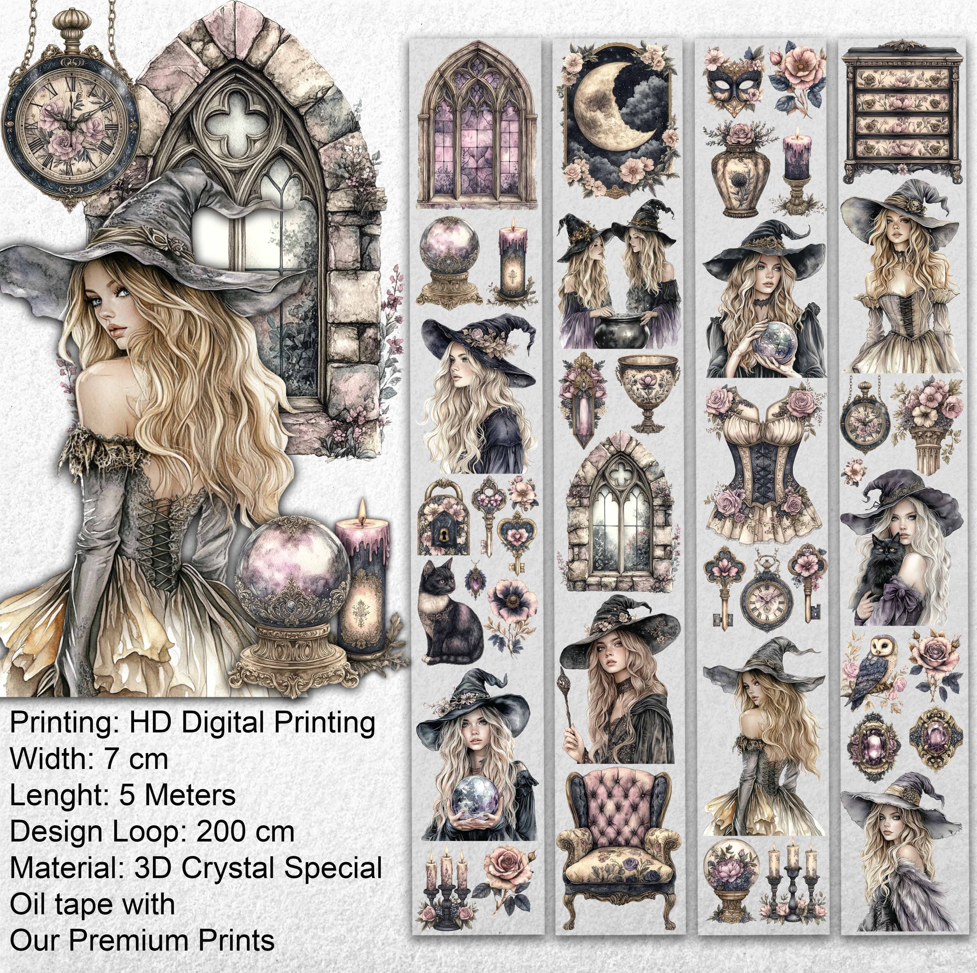 Scrapbook New Magic Touch -3D Crystal Special Oil tape