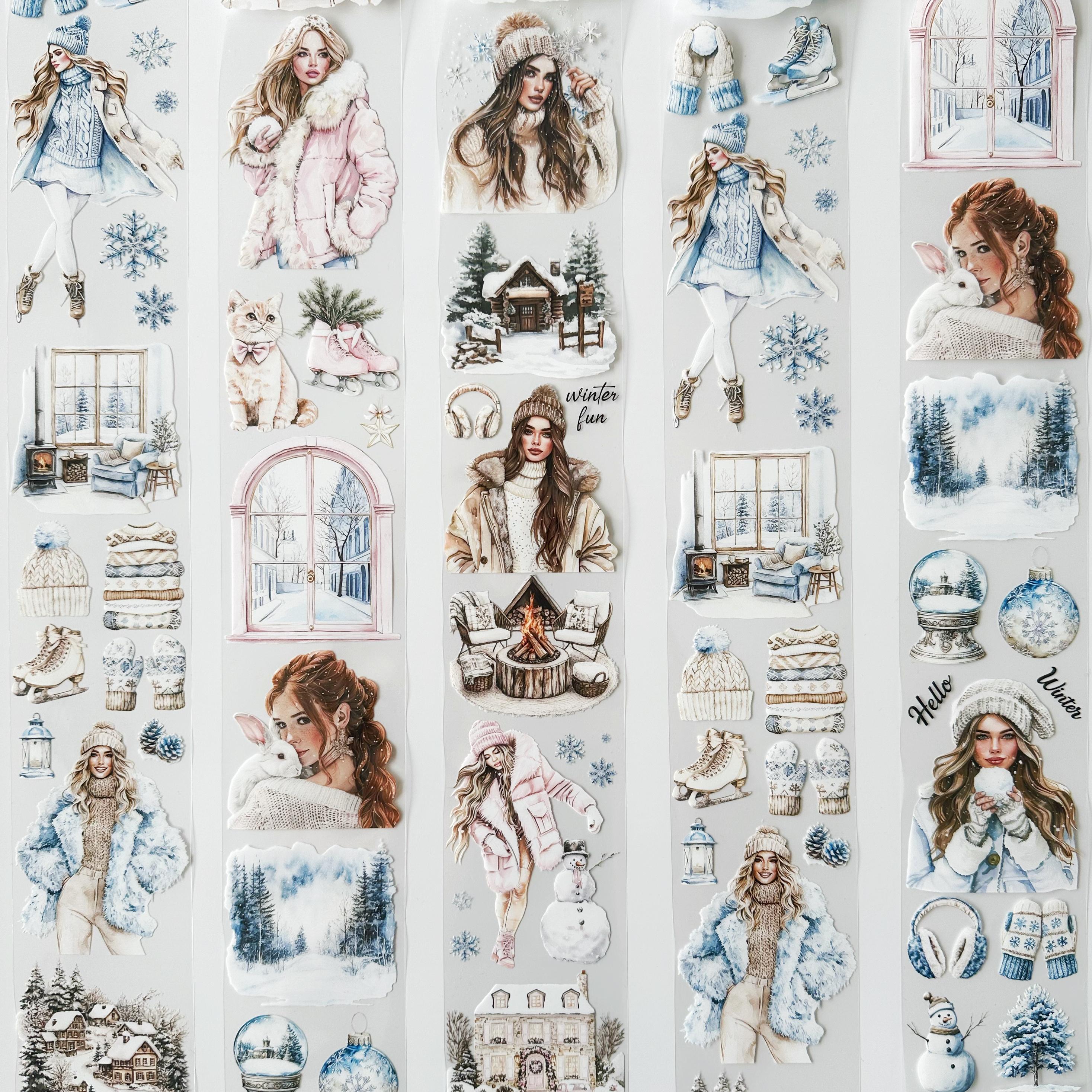 Scrapbook Winter Vibes -3D Crystal Special Oil tape
