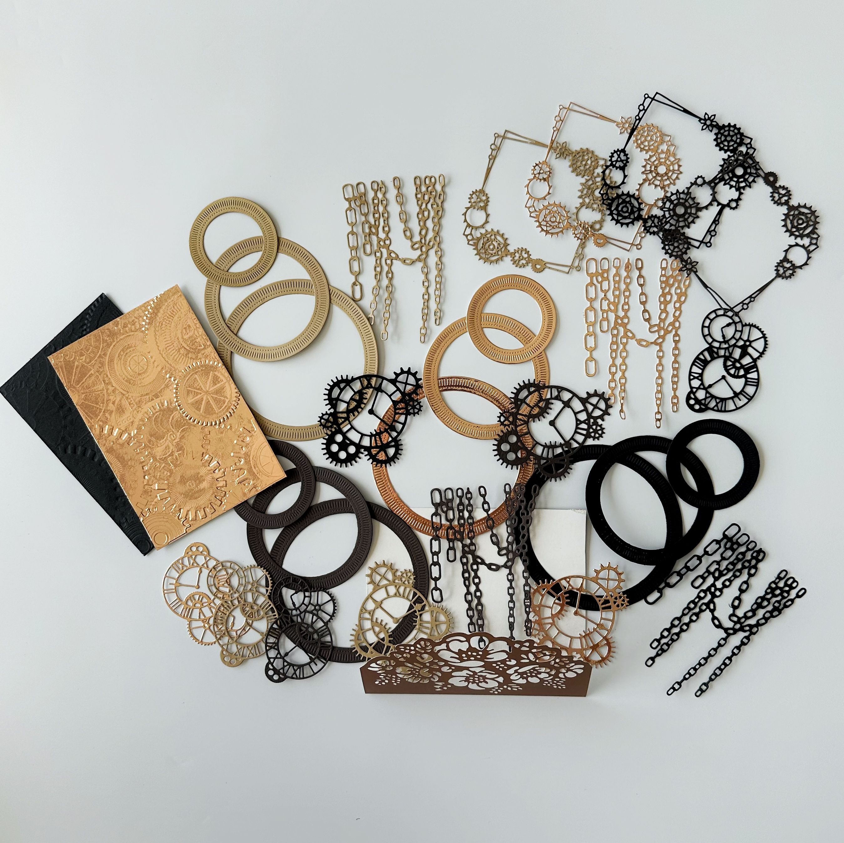 Scrapbook Diy-Cut SteamPunk Set