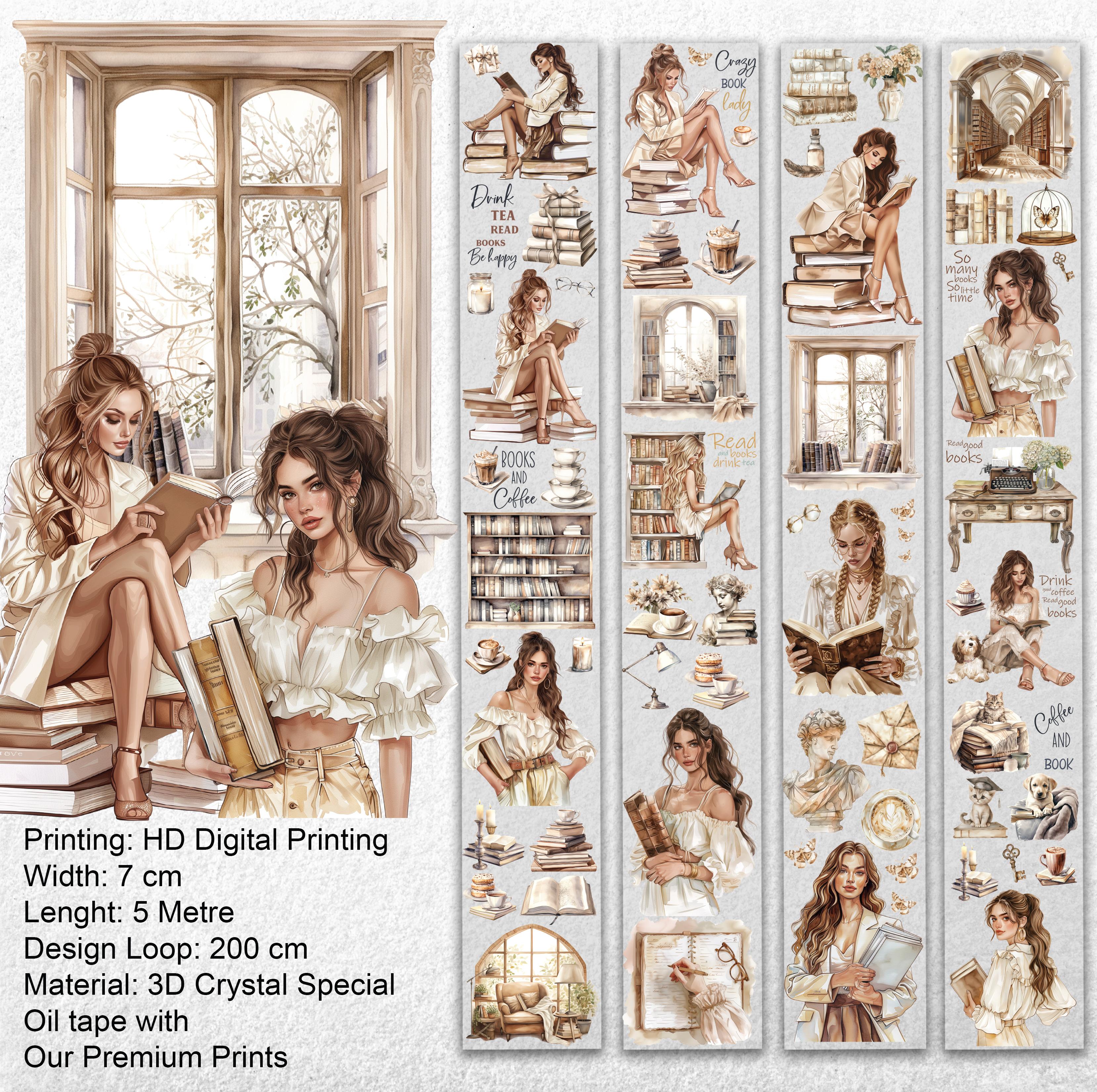 Scrapbook Once Upon A Time -3D Crystal Special Oil tape