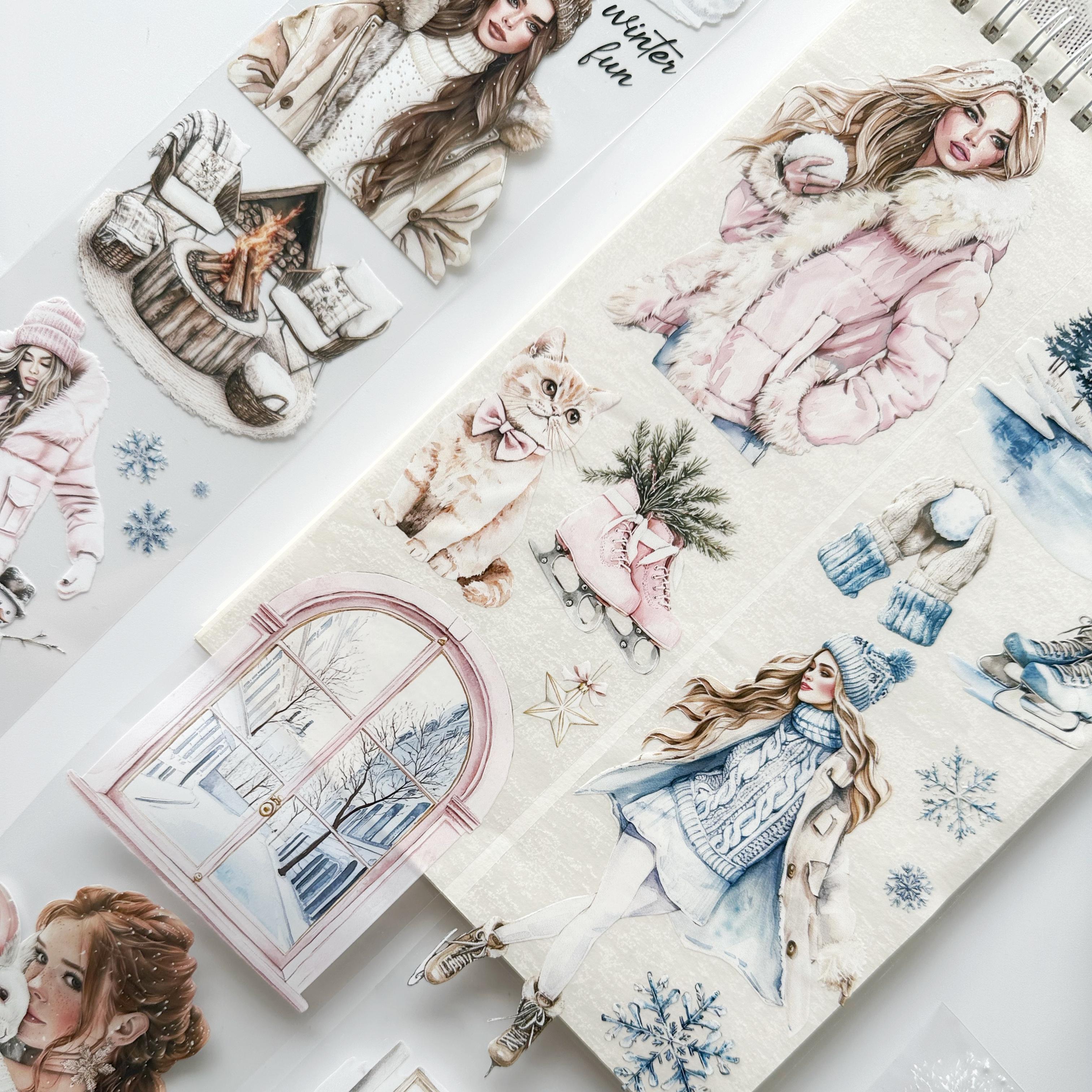 Scrapbook Winter Vibes -3D Crystal Special Oil tape