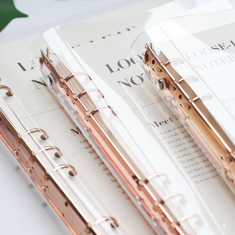 A5 Scrapbooking PVC Kapak Journal Telli Defter