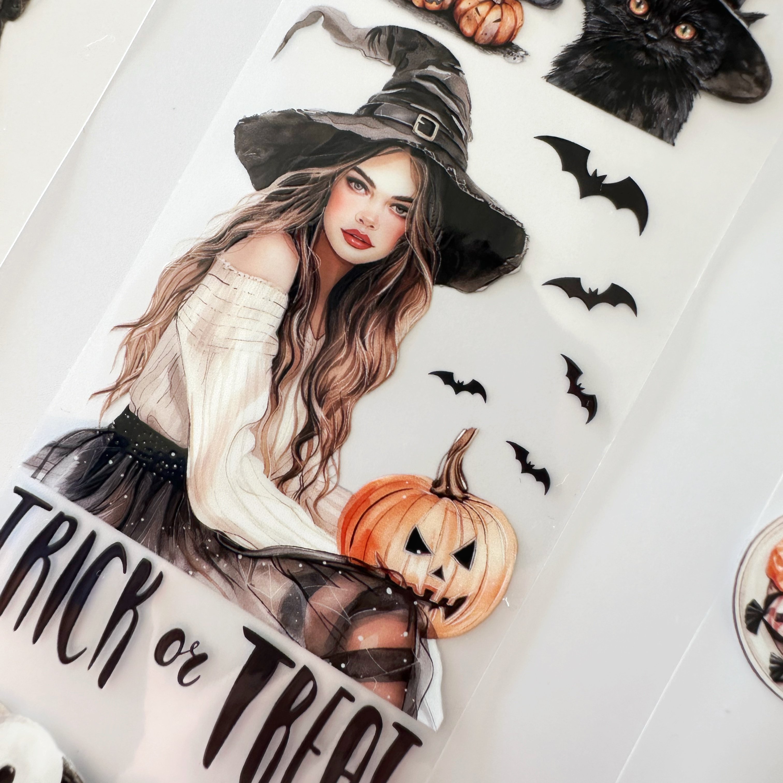 Scrapbook 'Trick or Treat' -3D Crystal Special Oil tape