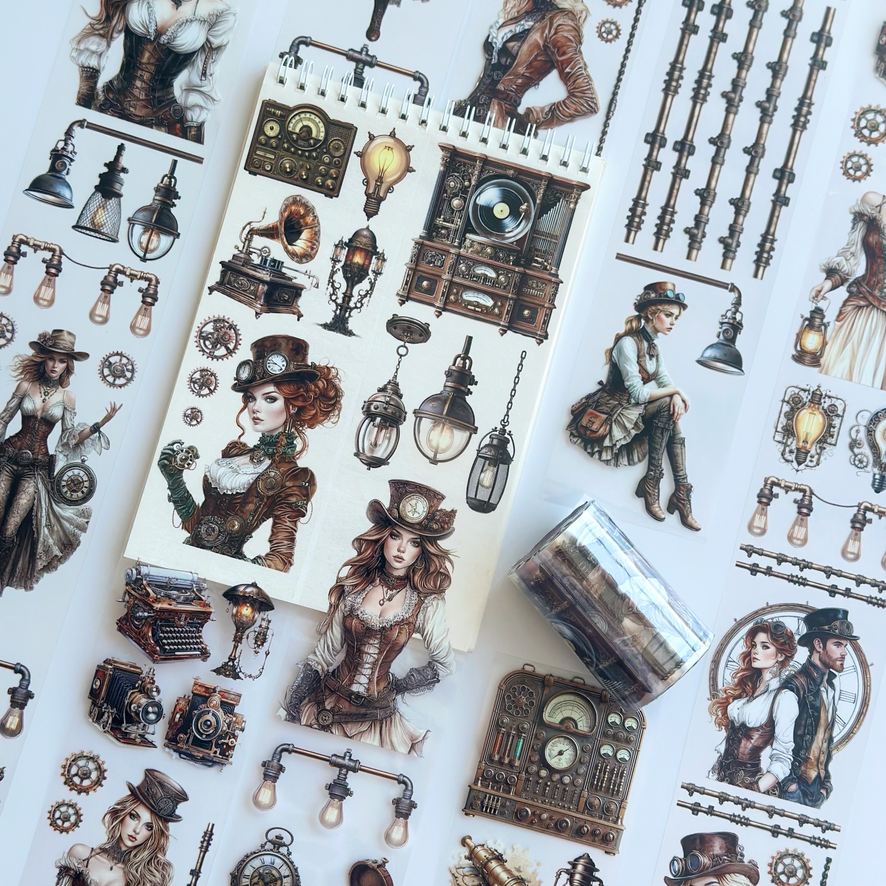 The Secret of Lights PET Tape – Steampunk Scrapbooking, Journaling, Vintage Craft – Tax Included – SRP155