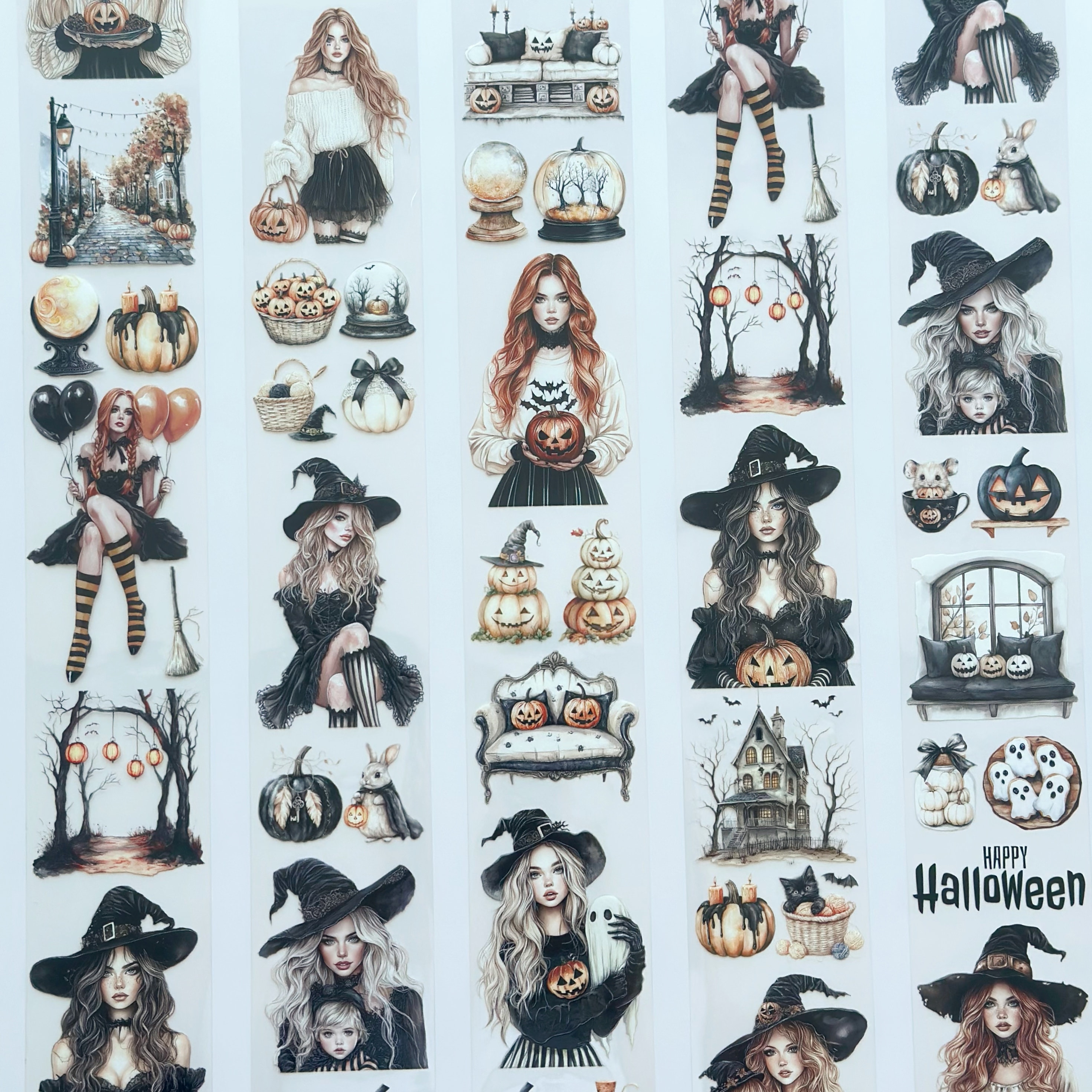 Pumpkin Mist PET Tape – Halloween Scrapbooking, Journaling, Spooky Craft Supplies – Tax Included – SRP152